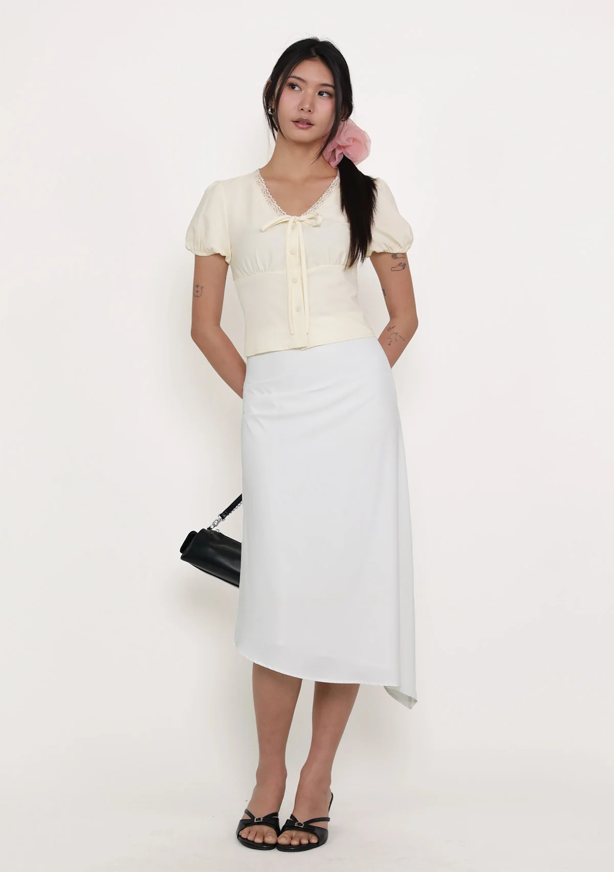 Elyana Puff Sleeve Lace Blouse - Image 12