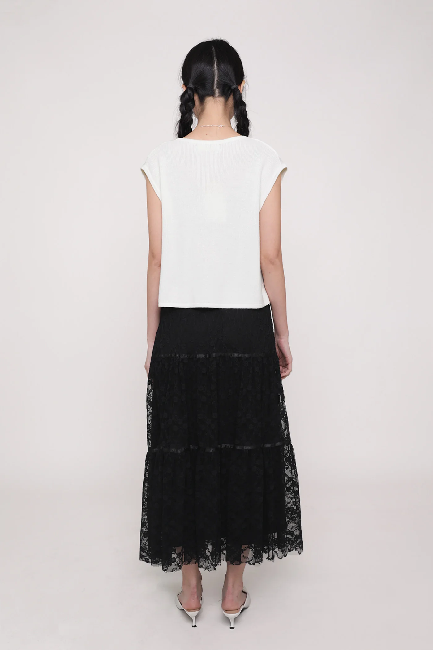 Elysia Lace Tiered Skirt - Image 14