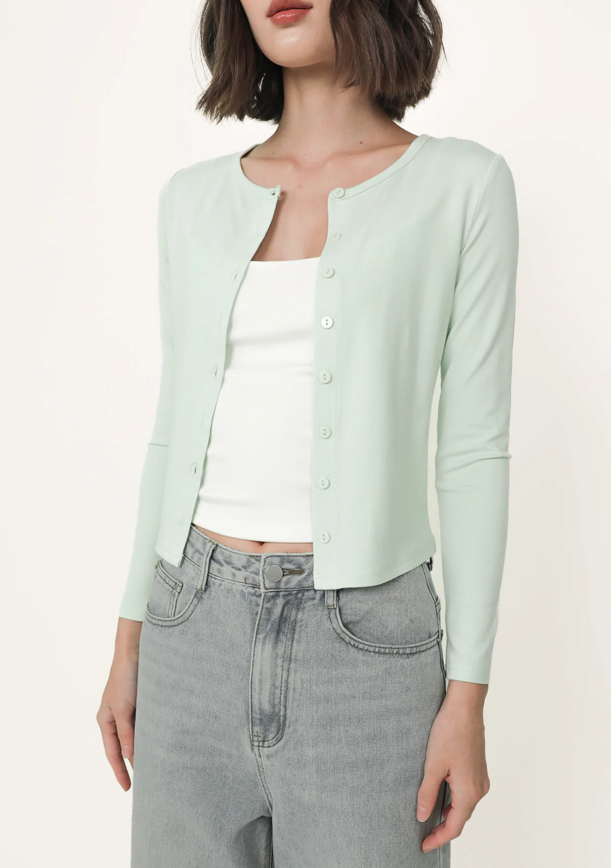 [ETA EARLY AUG] BACKORDER Emma Basic Button Cardigan - Image 12
