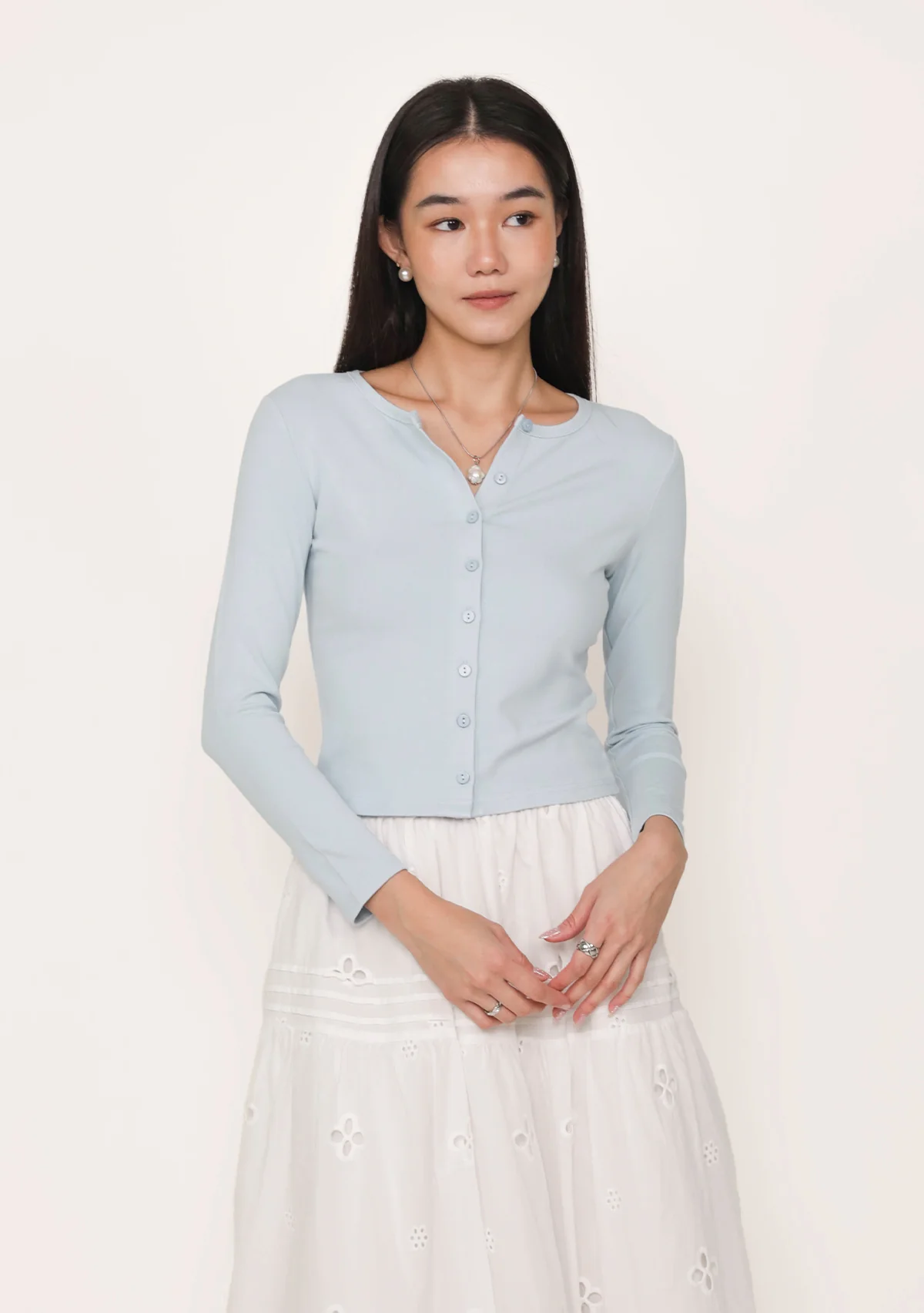 [ETA EARLY AUG] BACKORDER Emma Basic Button Cardigan - Image 15