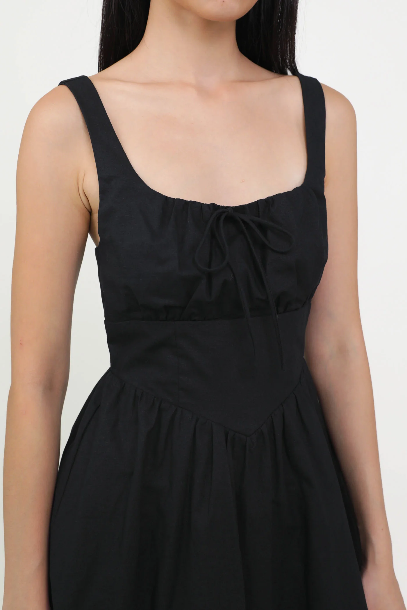 Erica Corset Linen Dress - Image 11