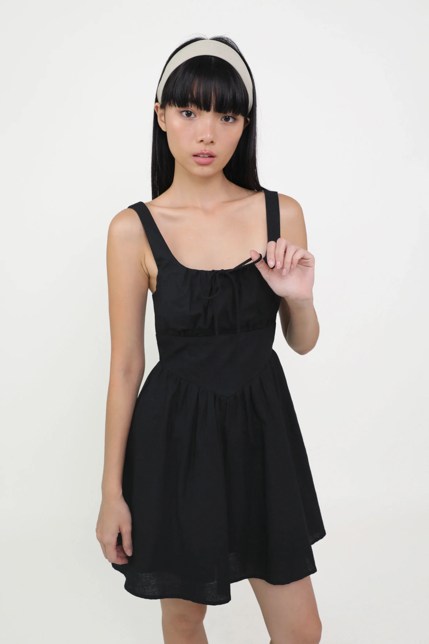 Erica Corset Linen Dress - Image 12
