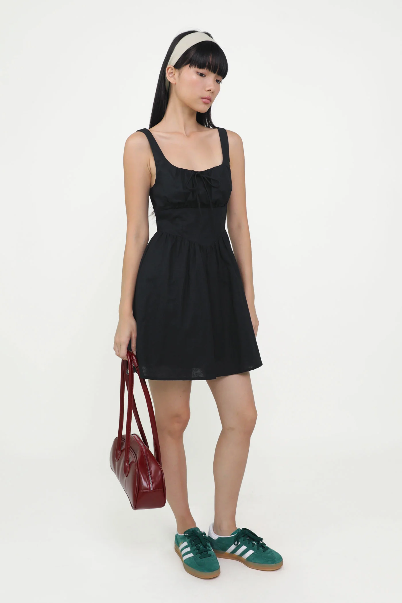 Erica Corset Linen Dress - Image 13