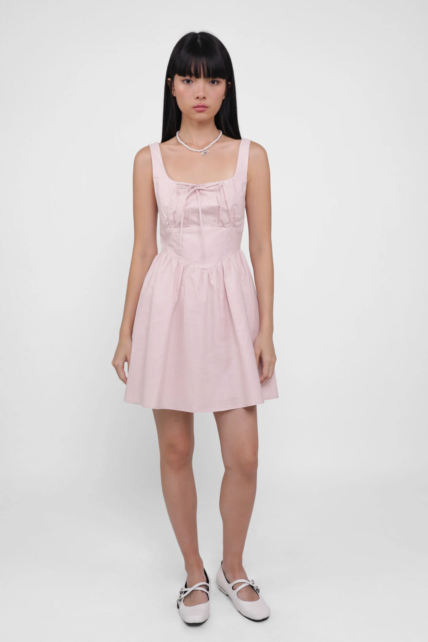 Erica Corset Linen Dress - Image 17