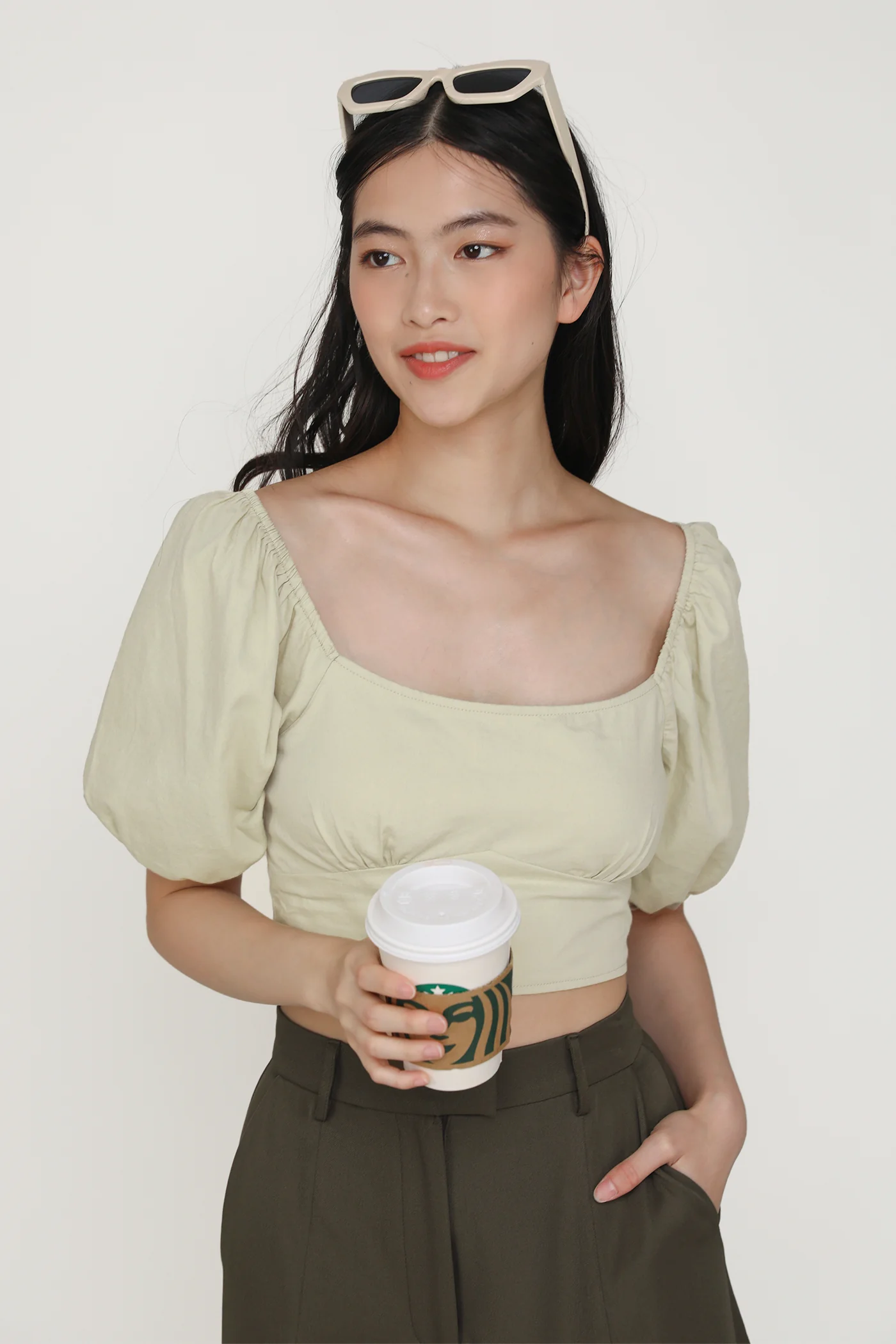 Erin Cross Back Padded Top - Image 15