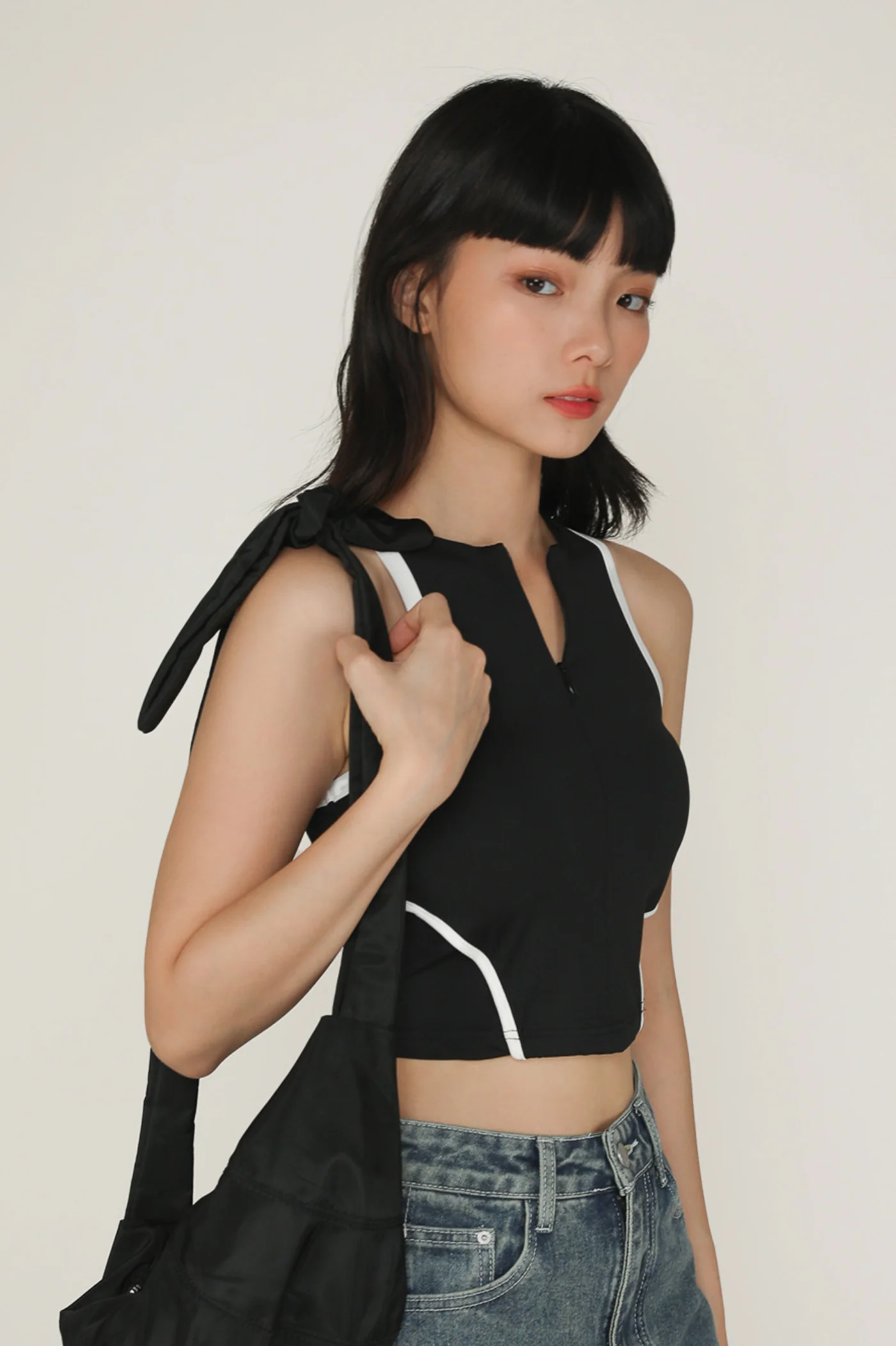 Eris Zip Front Padded Top - Image 11