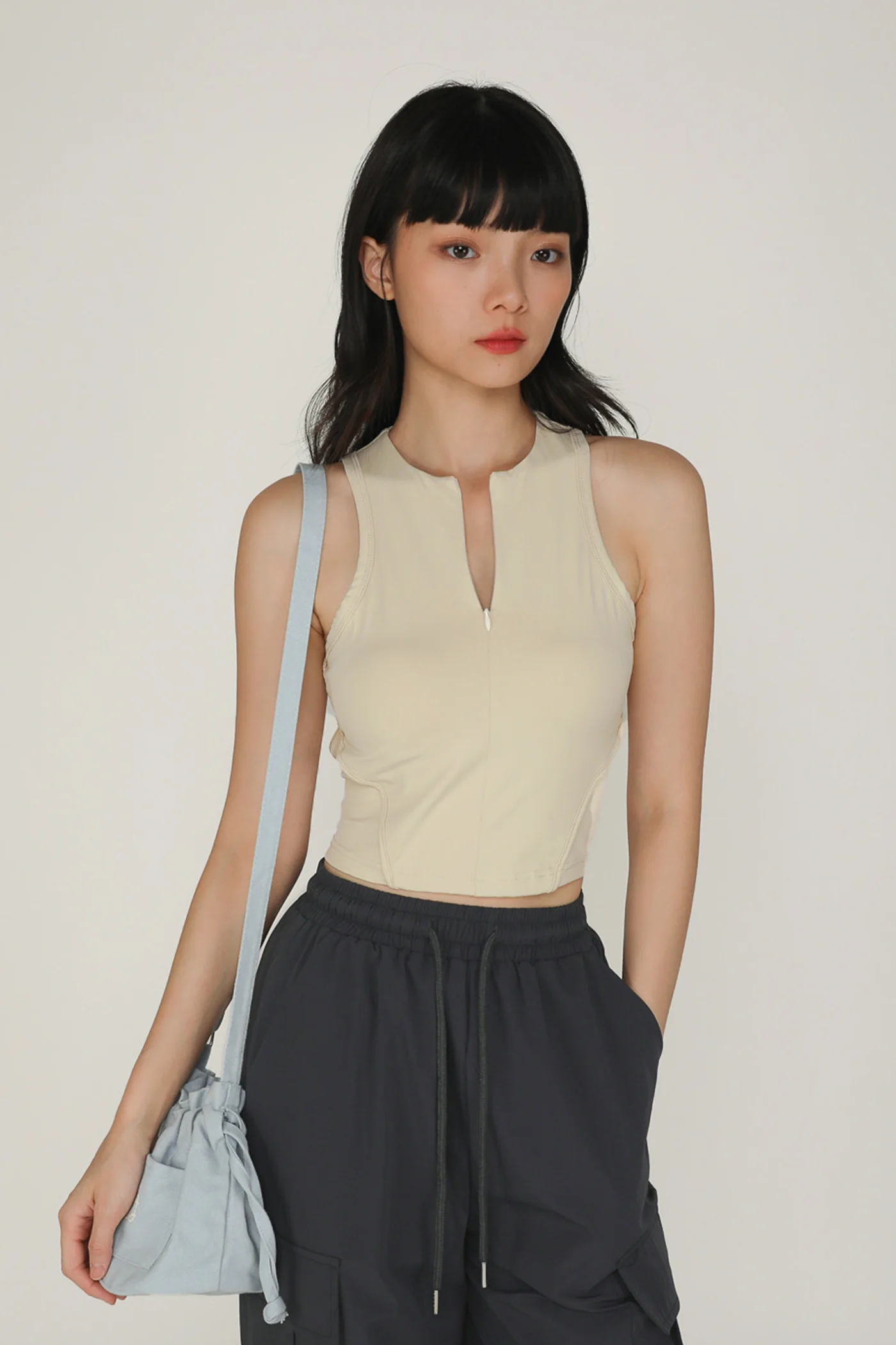 Eris Zip Front Padded Top - Image 3