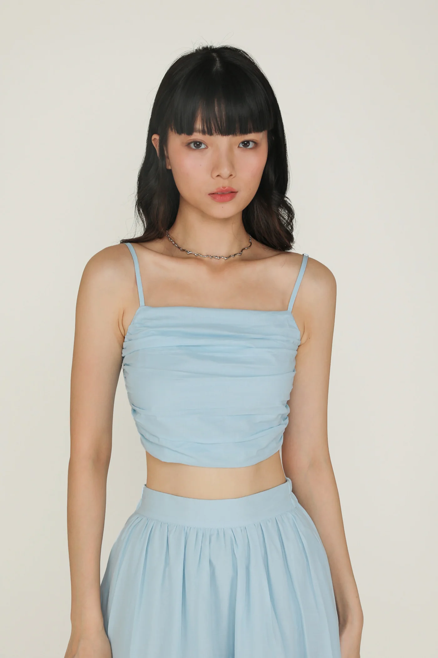 Eryn Ruched Side Crop Top - Image 17