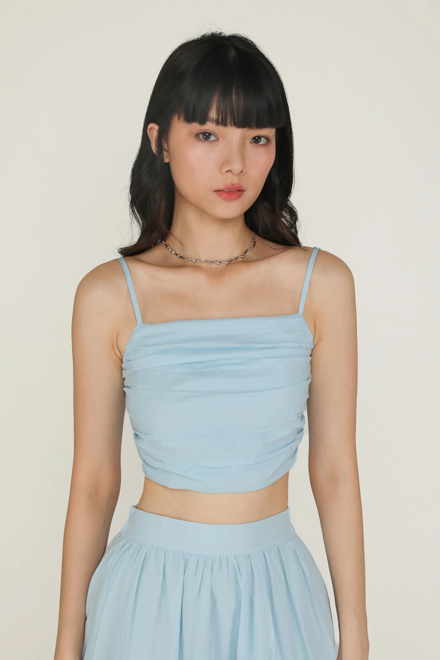 Eryn Ruched Side Crop Top - Image 19