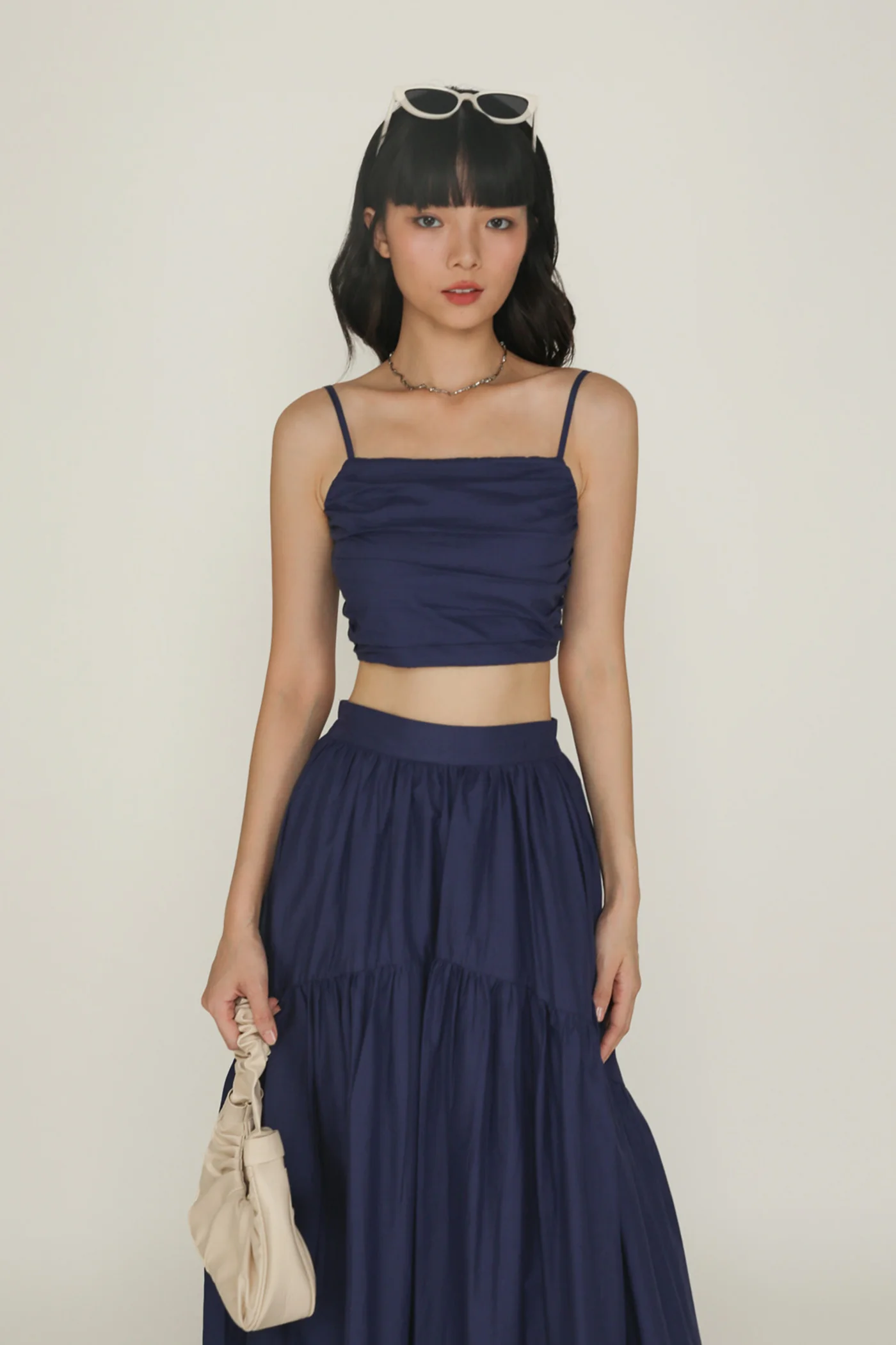 Eryn Ruched Side Crop Top - Image 22