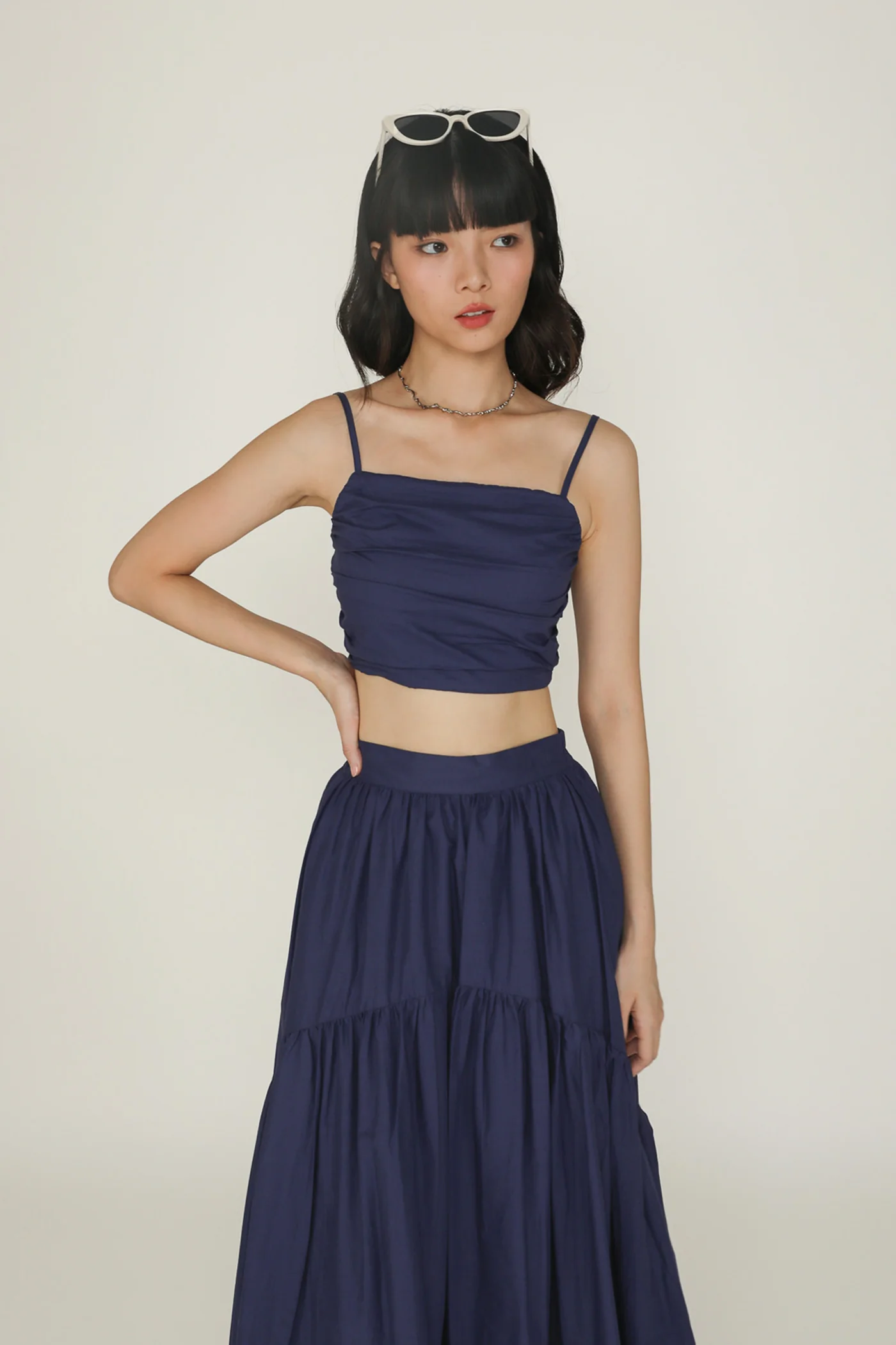 Eryn Ruched Side Crop Top - Image 24