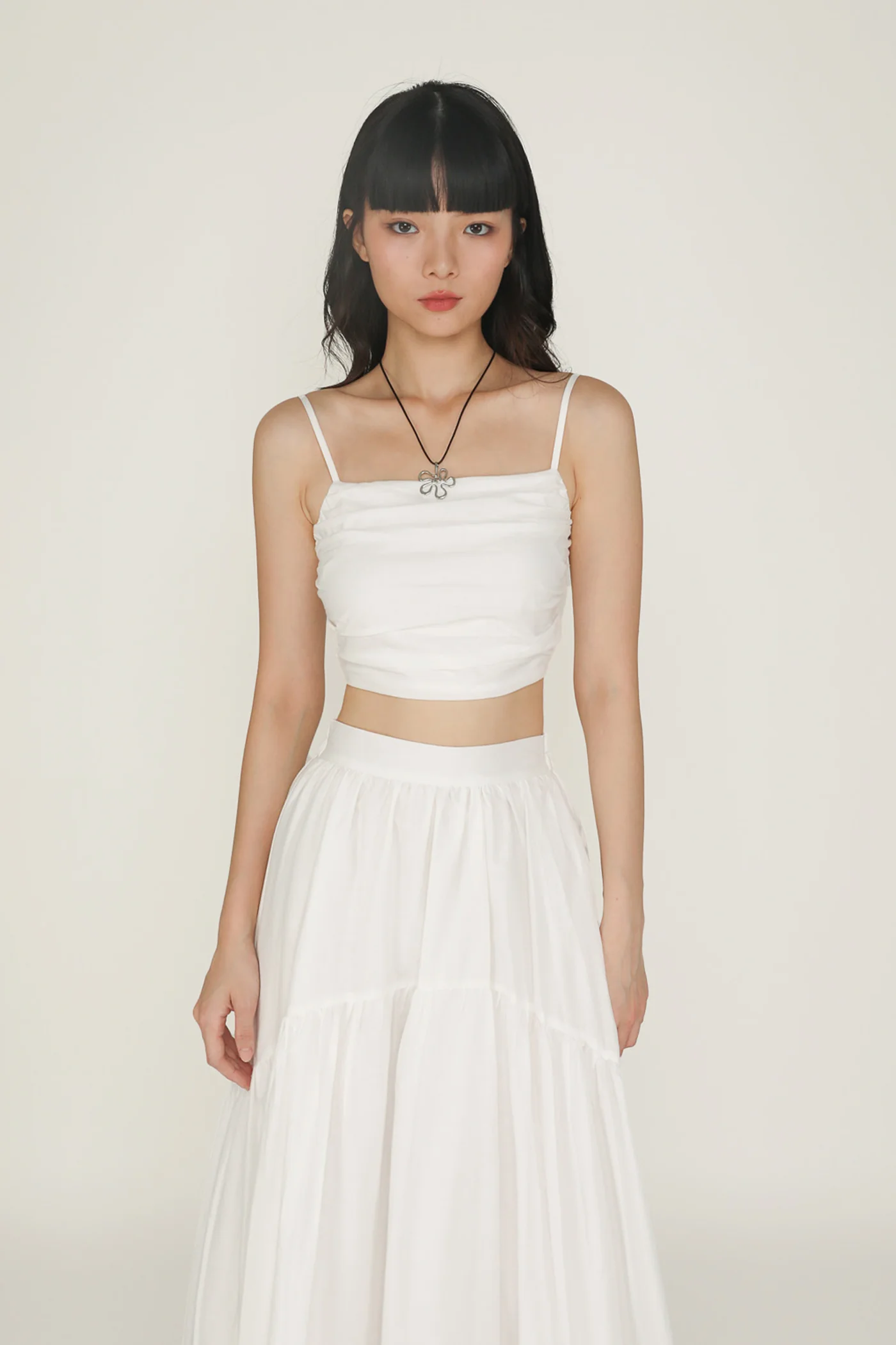 Eryn Ruched Side Crop Top - Image 3