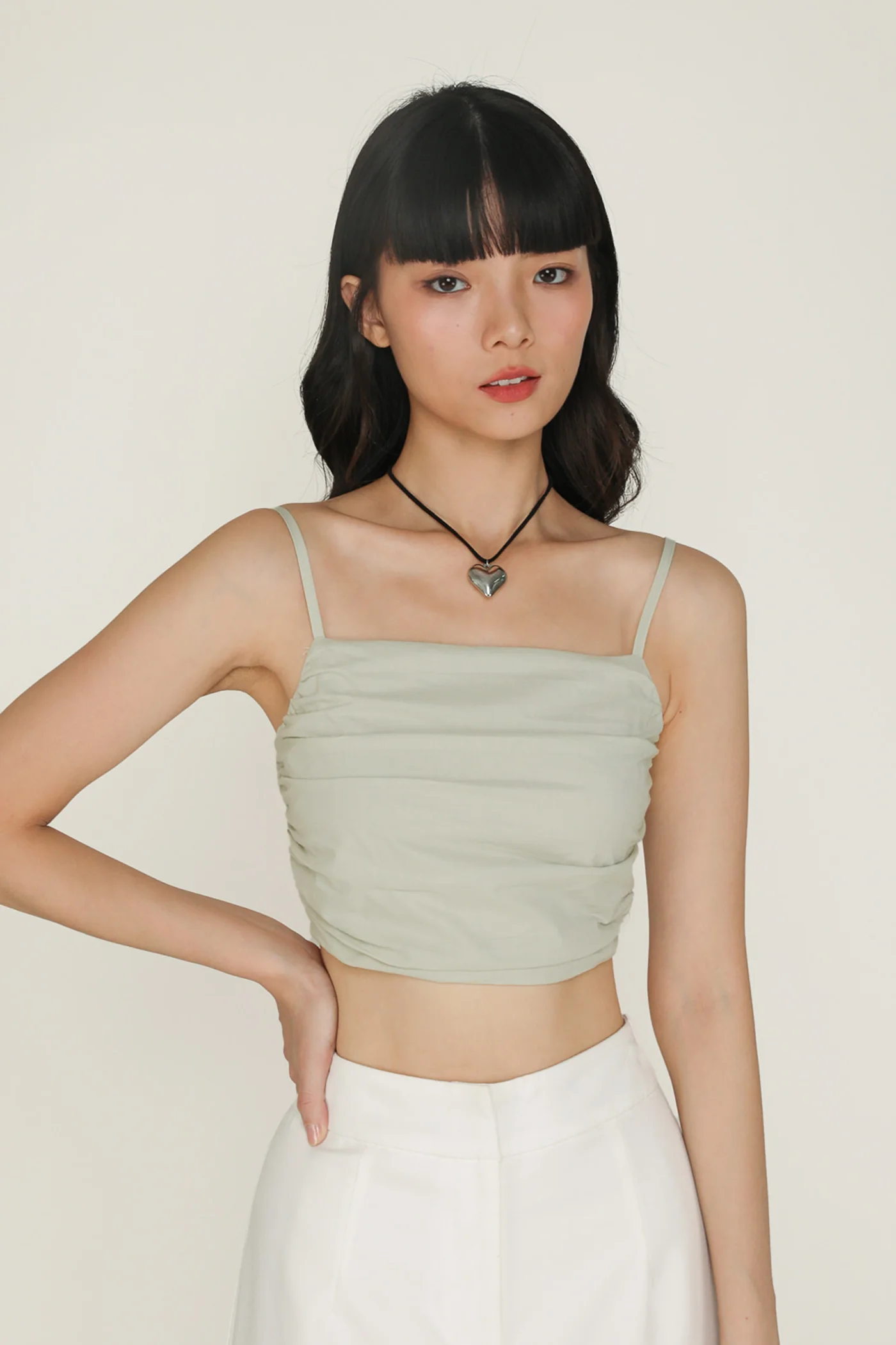 Eryn Ruched Side Crop Top - Image 31