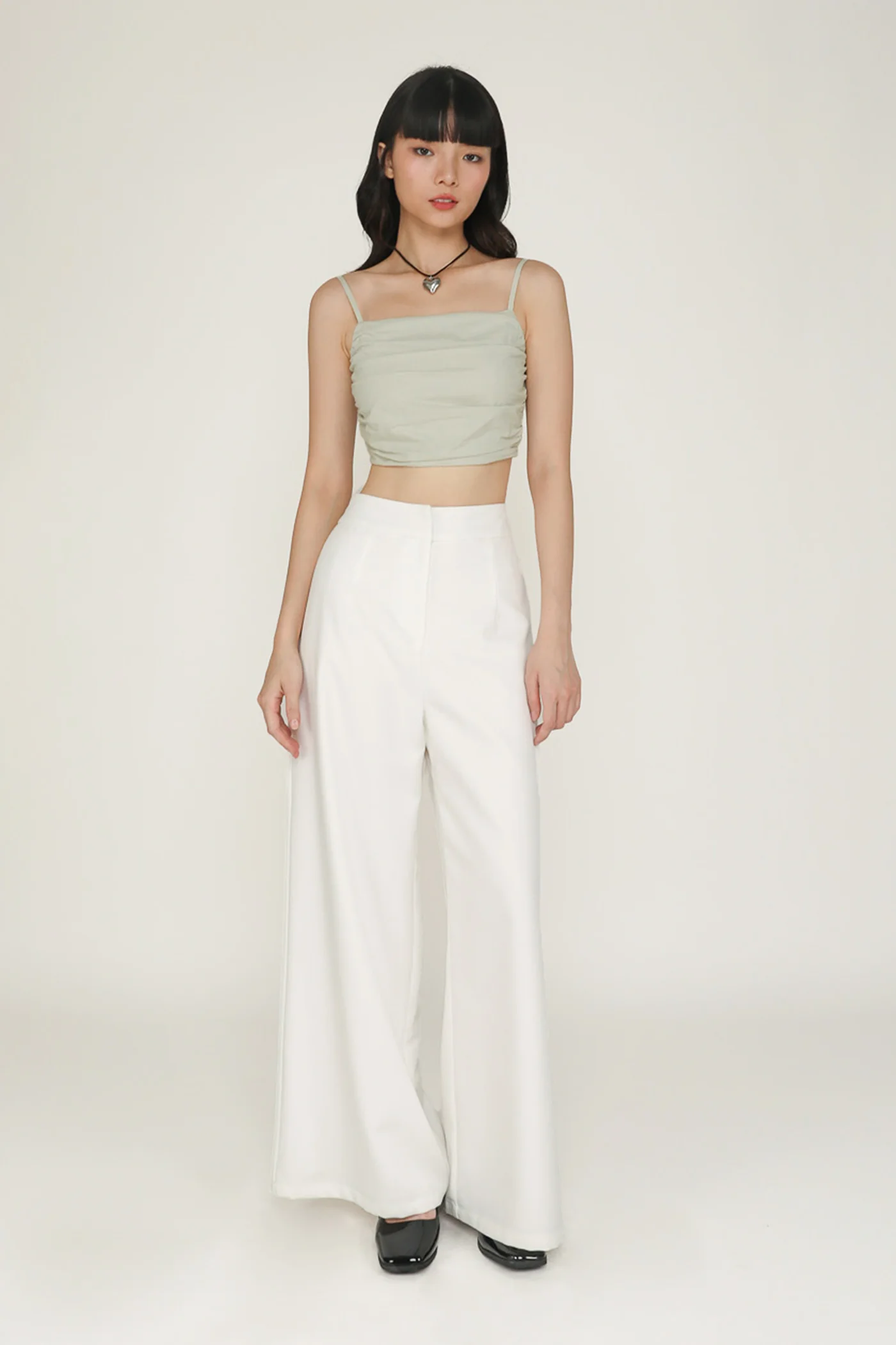 Eryn Ruched Side Crop Top - Image 34