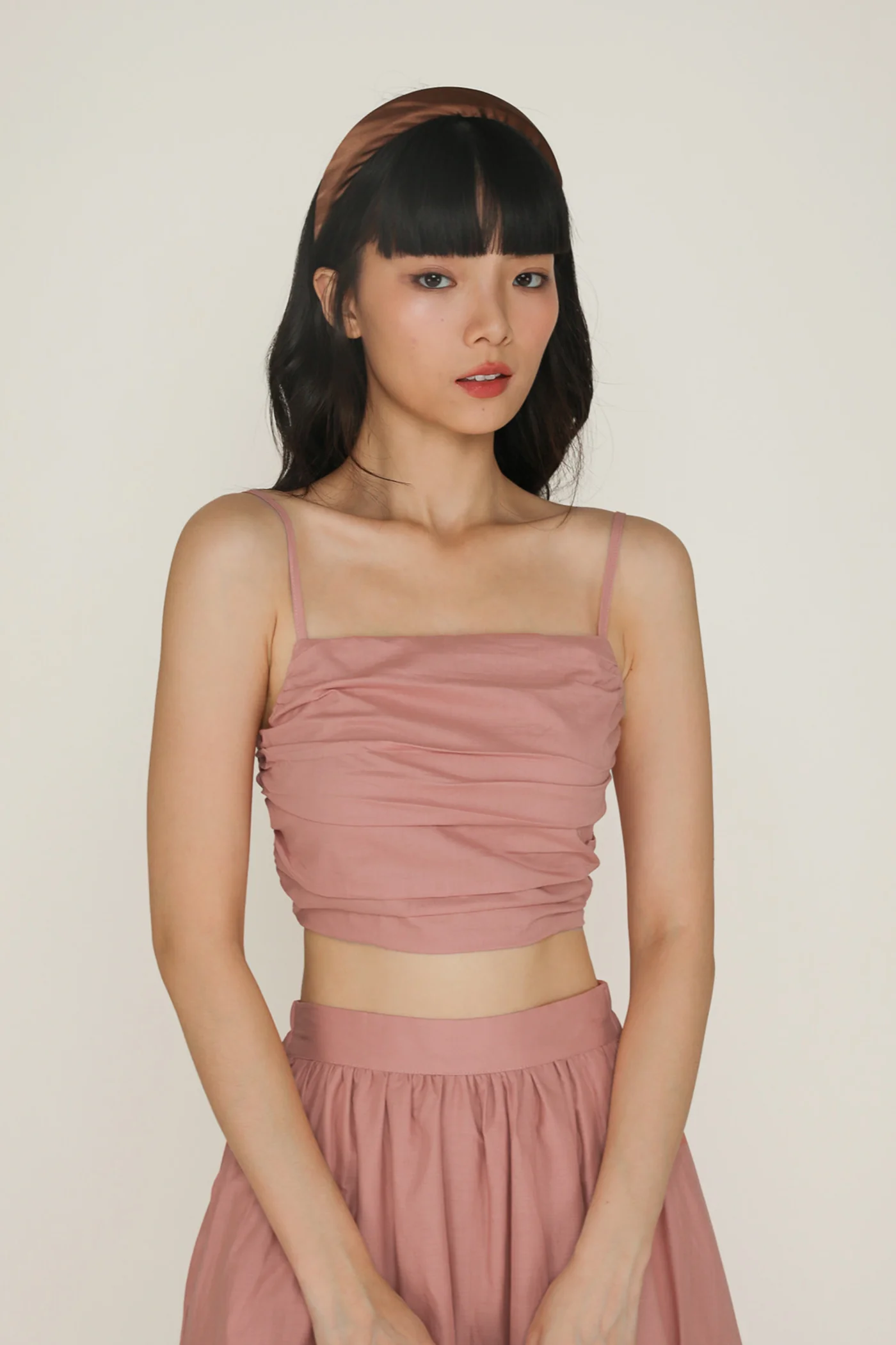 Eryn Ruched Side Crop Top - Image 38