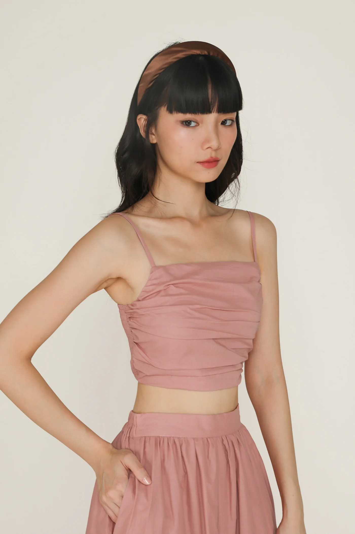 Eryn Ruched Side Crop Top - Image 40