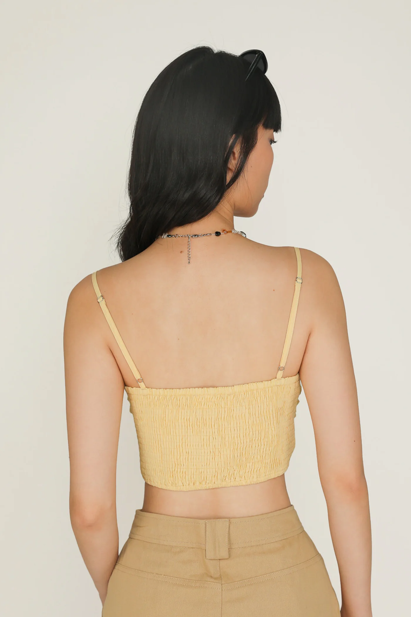 Eryn Ruched Side Crop Top - Image 49
