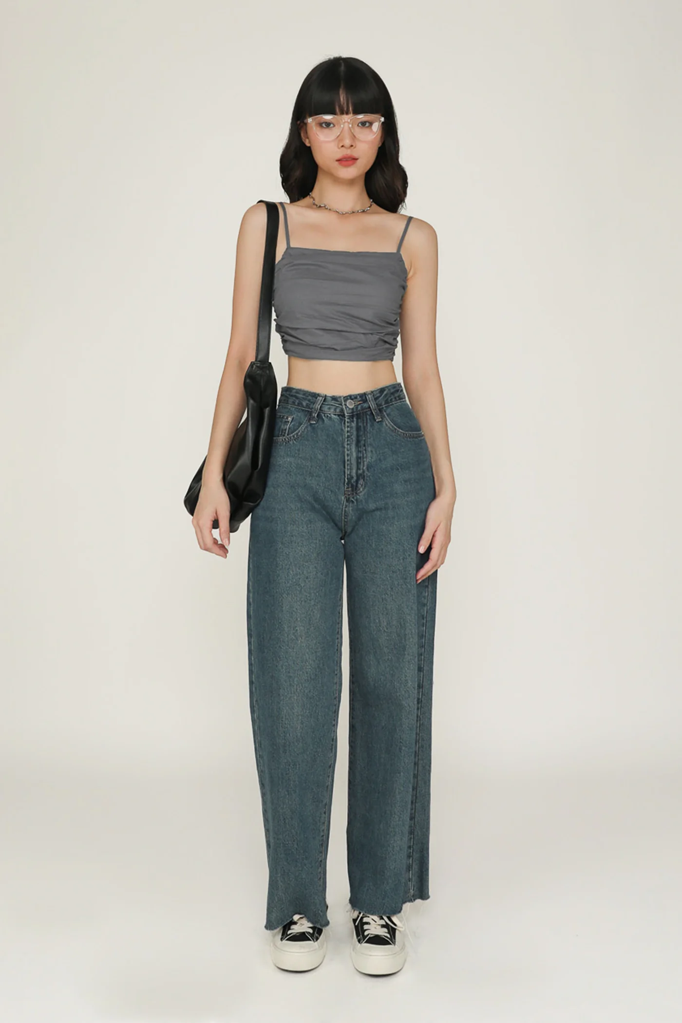 Eryn Ruched Side Crop Top - Image 51