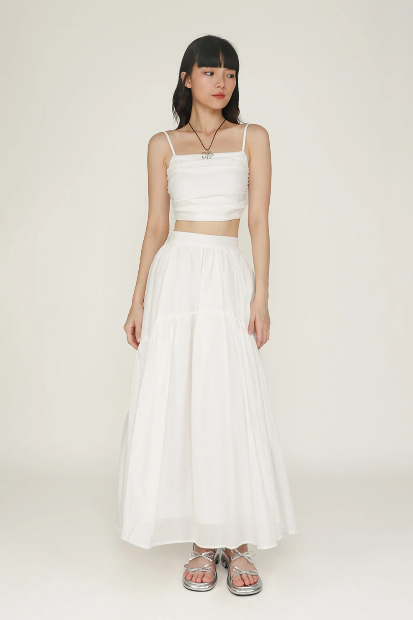 Eryn Ruched Side Crop Top - Image 6