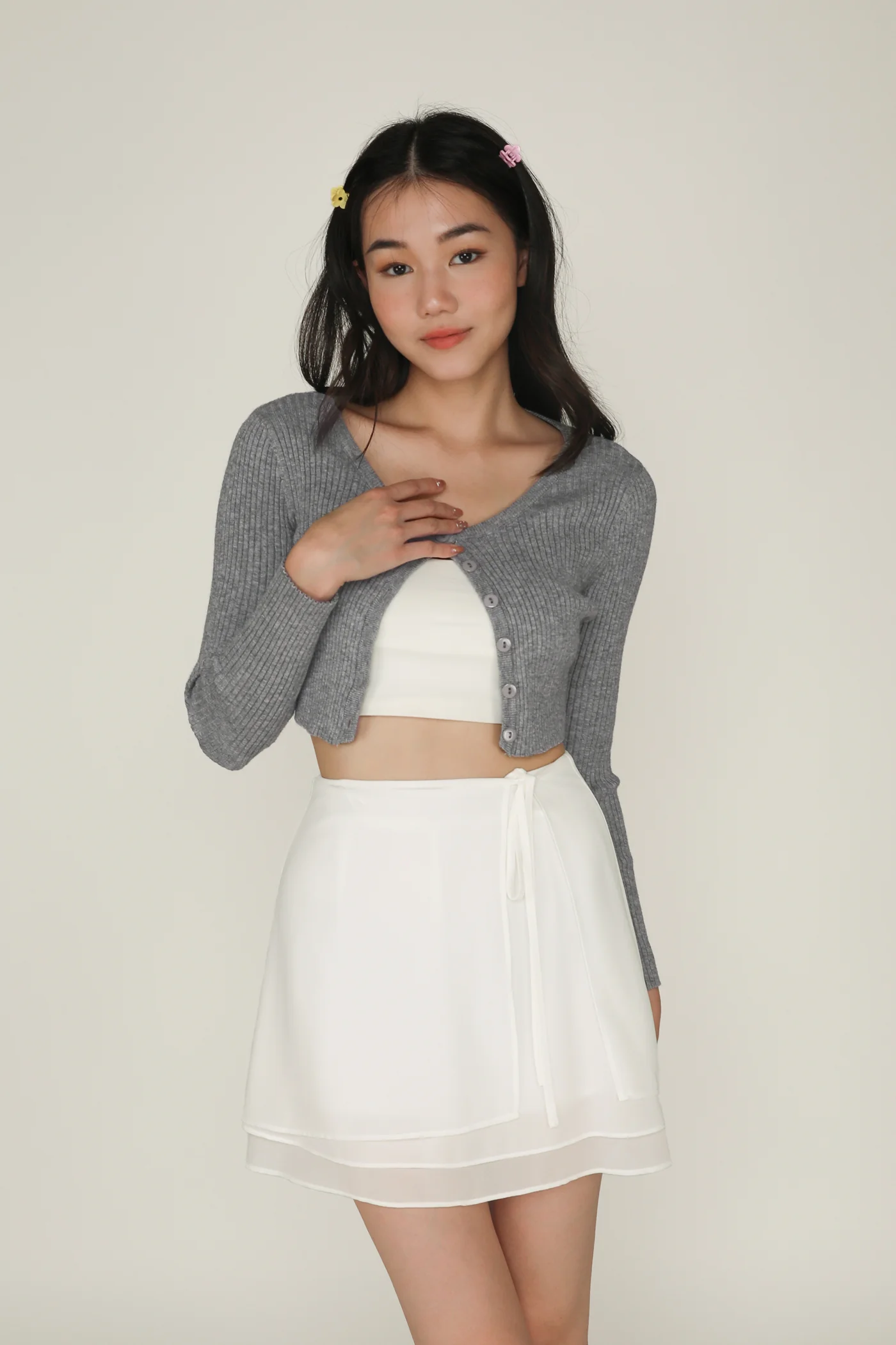 Estella Chiffon Layered Skorts