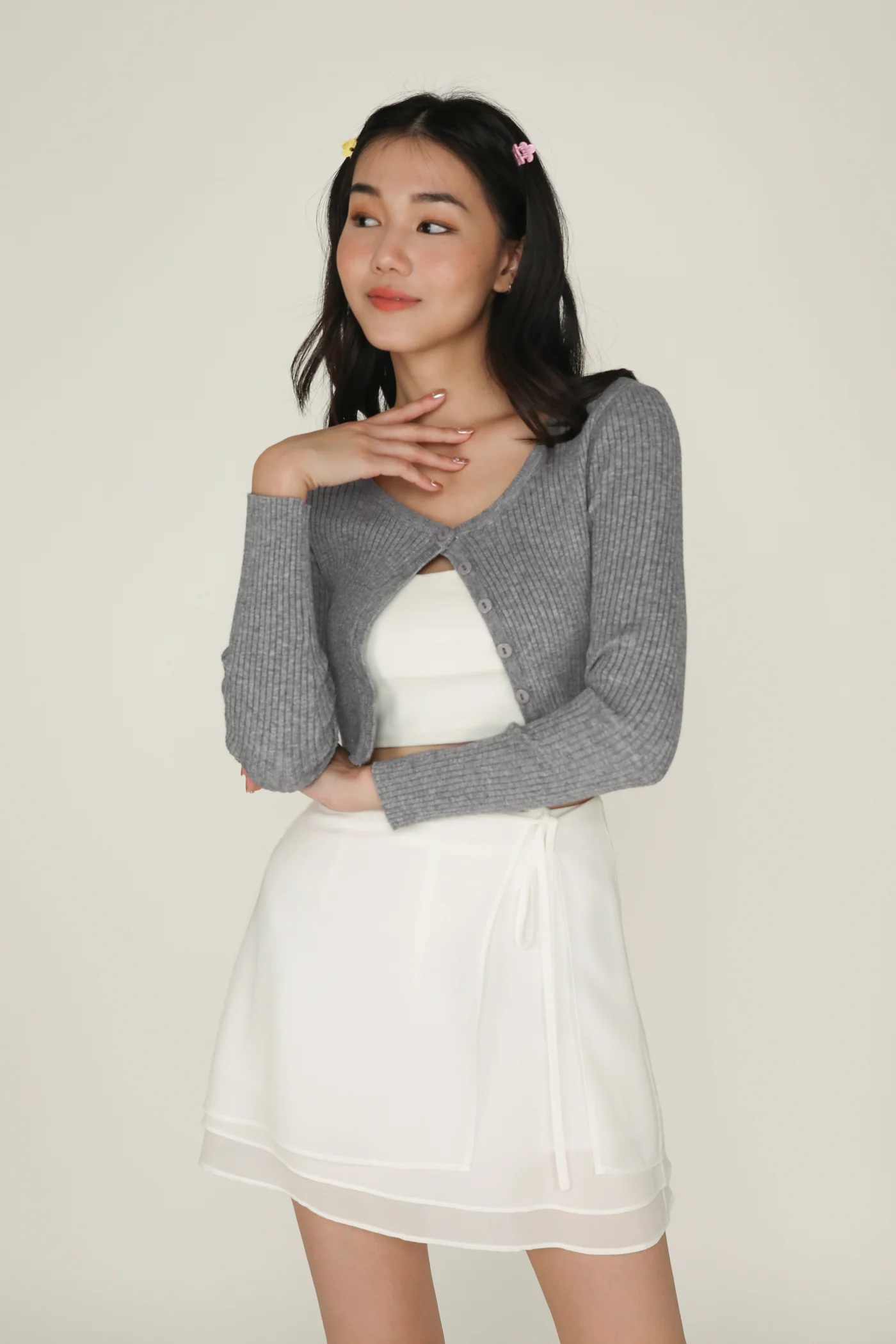 Estella Chiffon Layered Skorts - Image 5