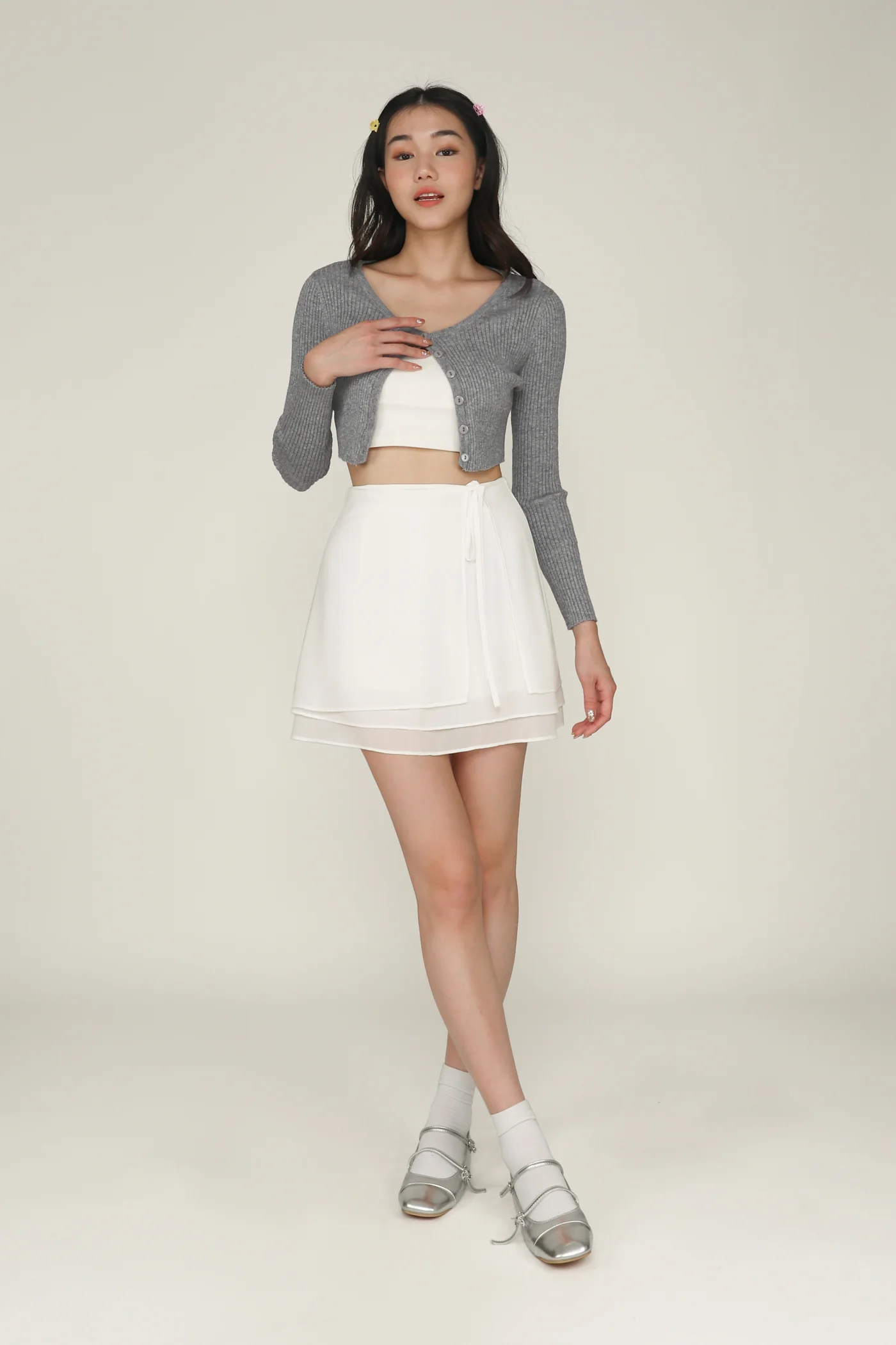 Estella Chiffon Layered Skorts - Image 6