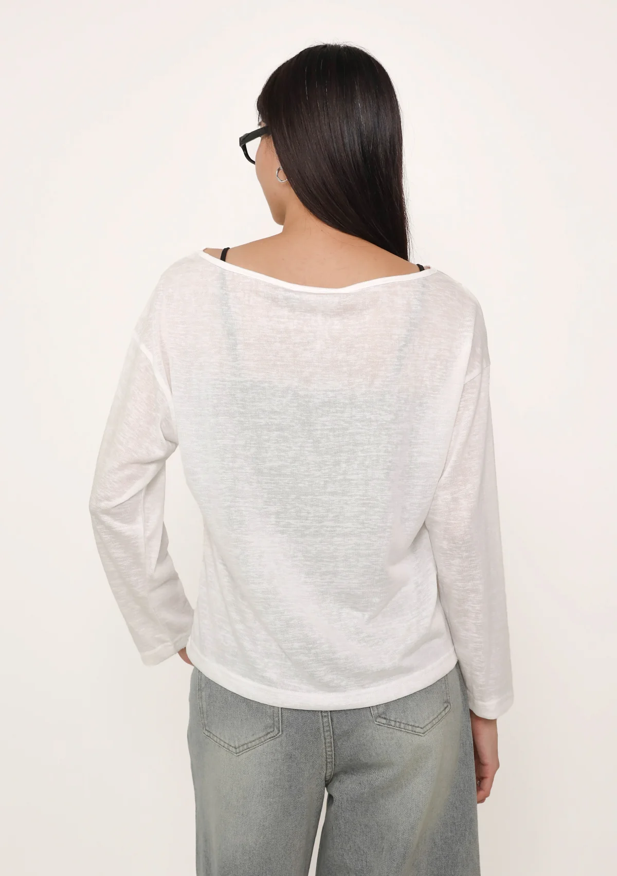 [ETA EARLY SEP] BACKORDER Henri Long Sleeve Sheer Top - Image 12