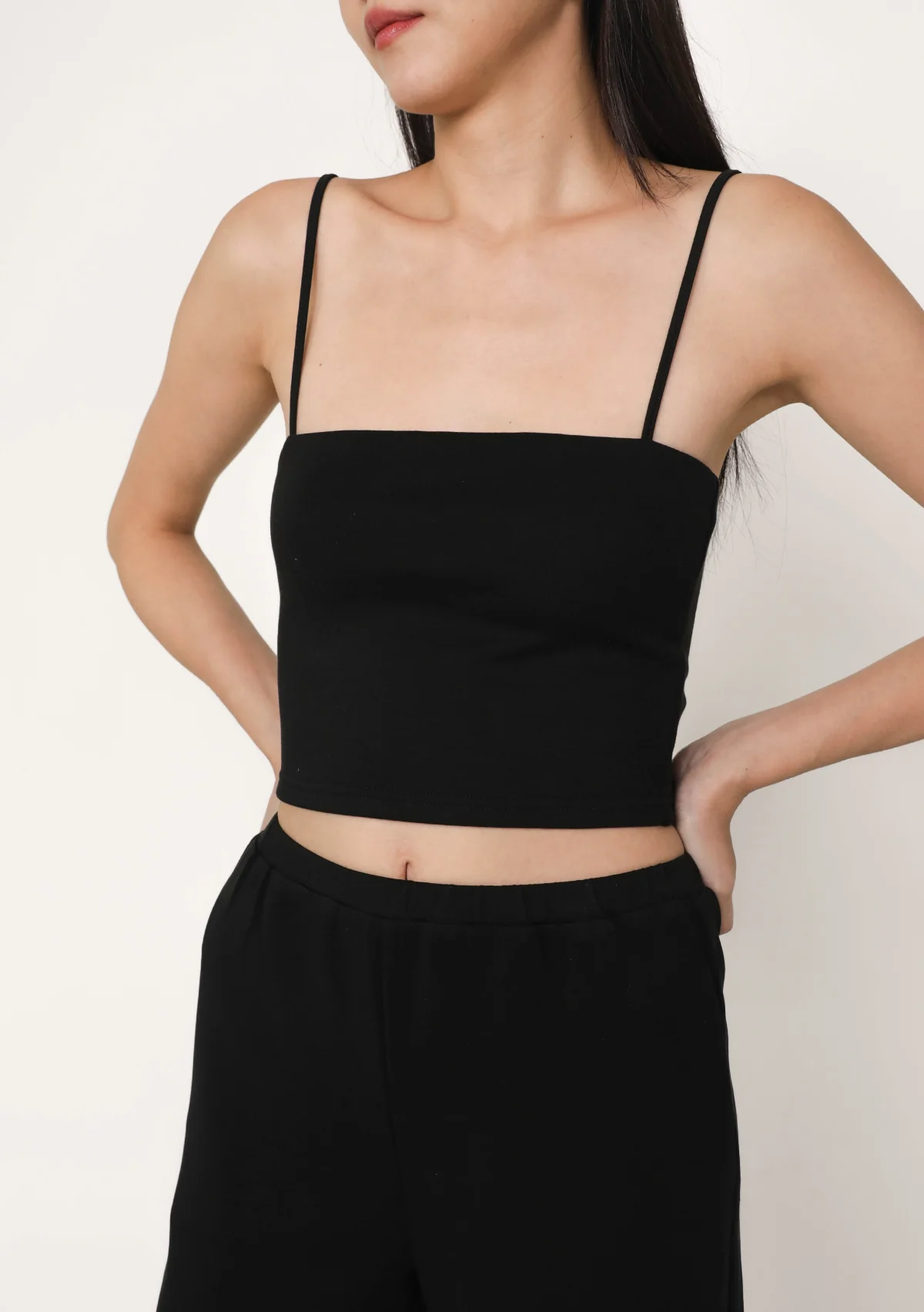Elena Padded Crop Top (Lyocell) - Image 7