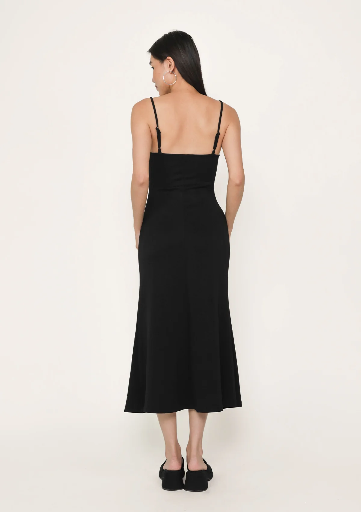 Sara Ruched Padded Maxi Dress - Image 7