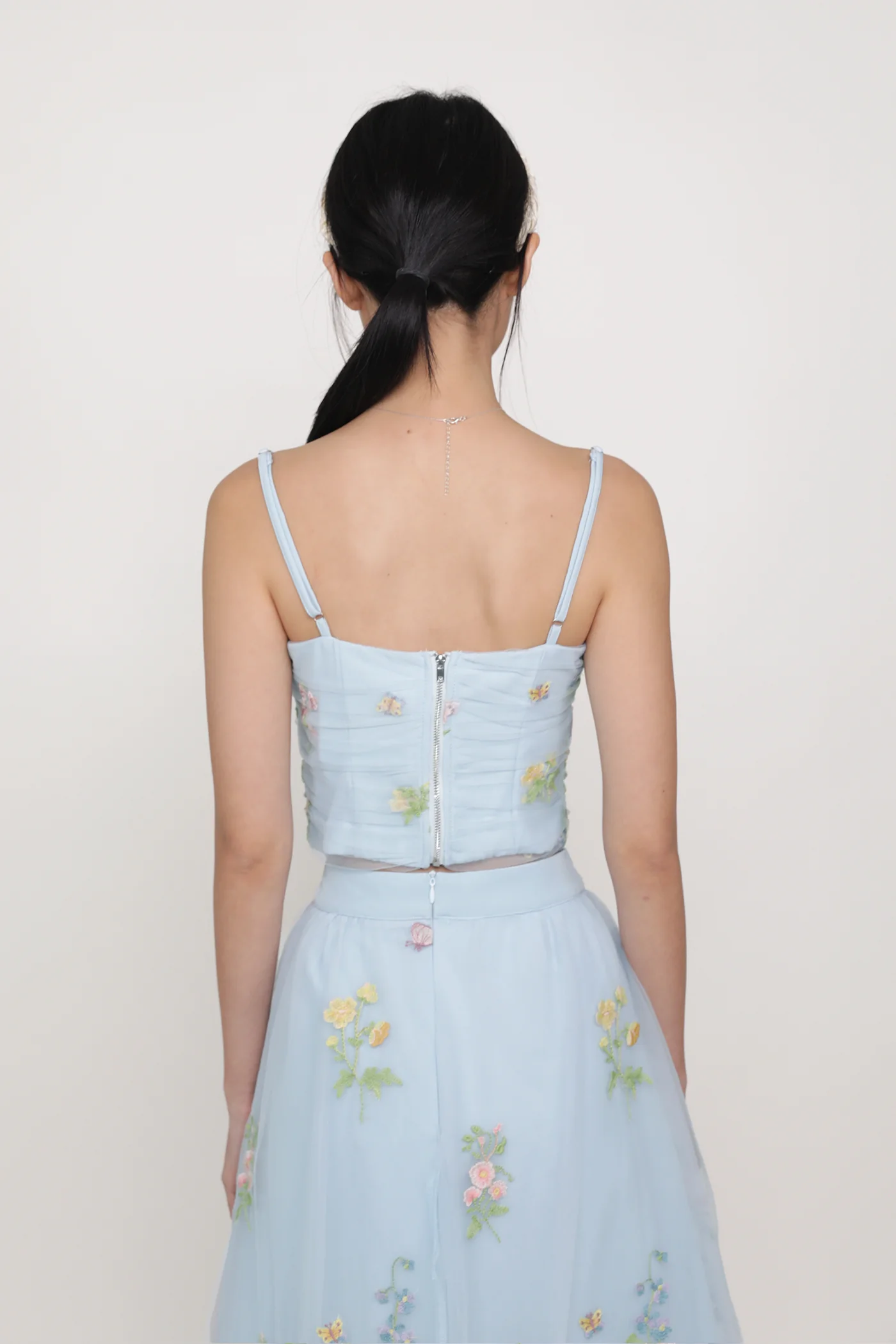 Evelina Embroidery Mesh Padded Top - Image 14