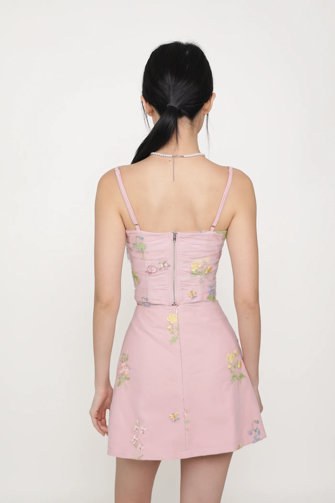 Evelina Embroidery Mesh Padded Top - Image 21