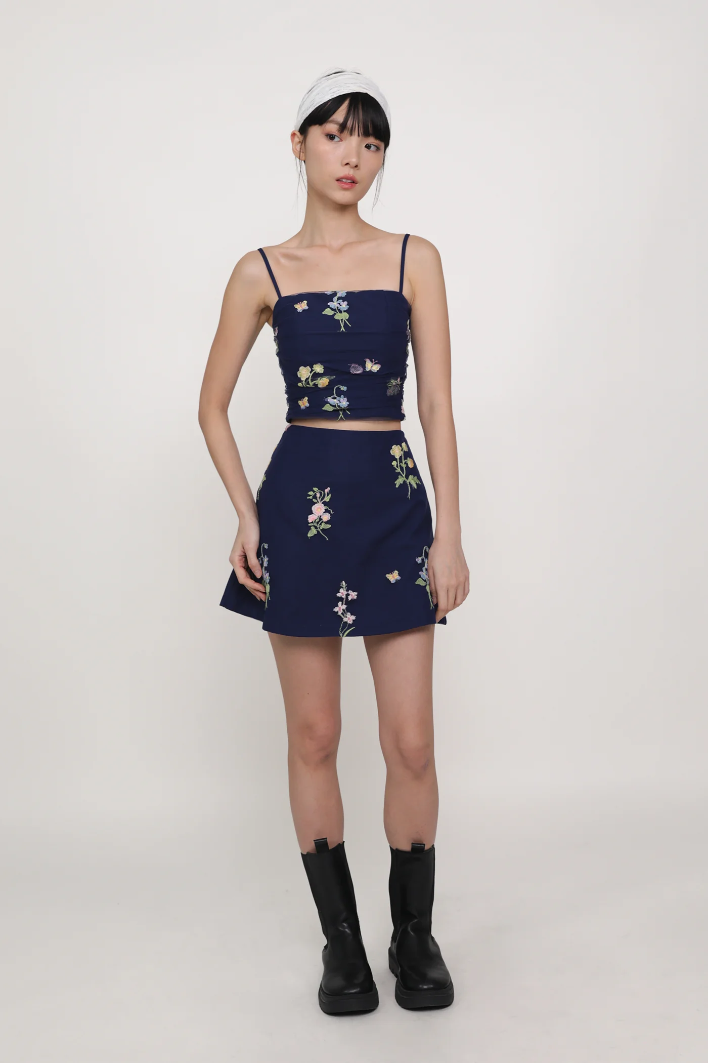 Evelina Embroidery Mesh Padded Top - Image 23