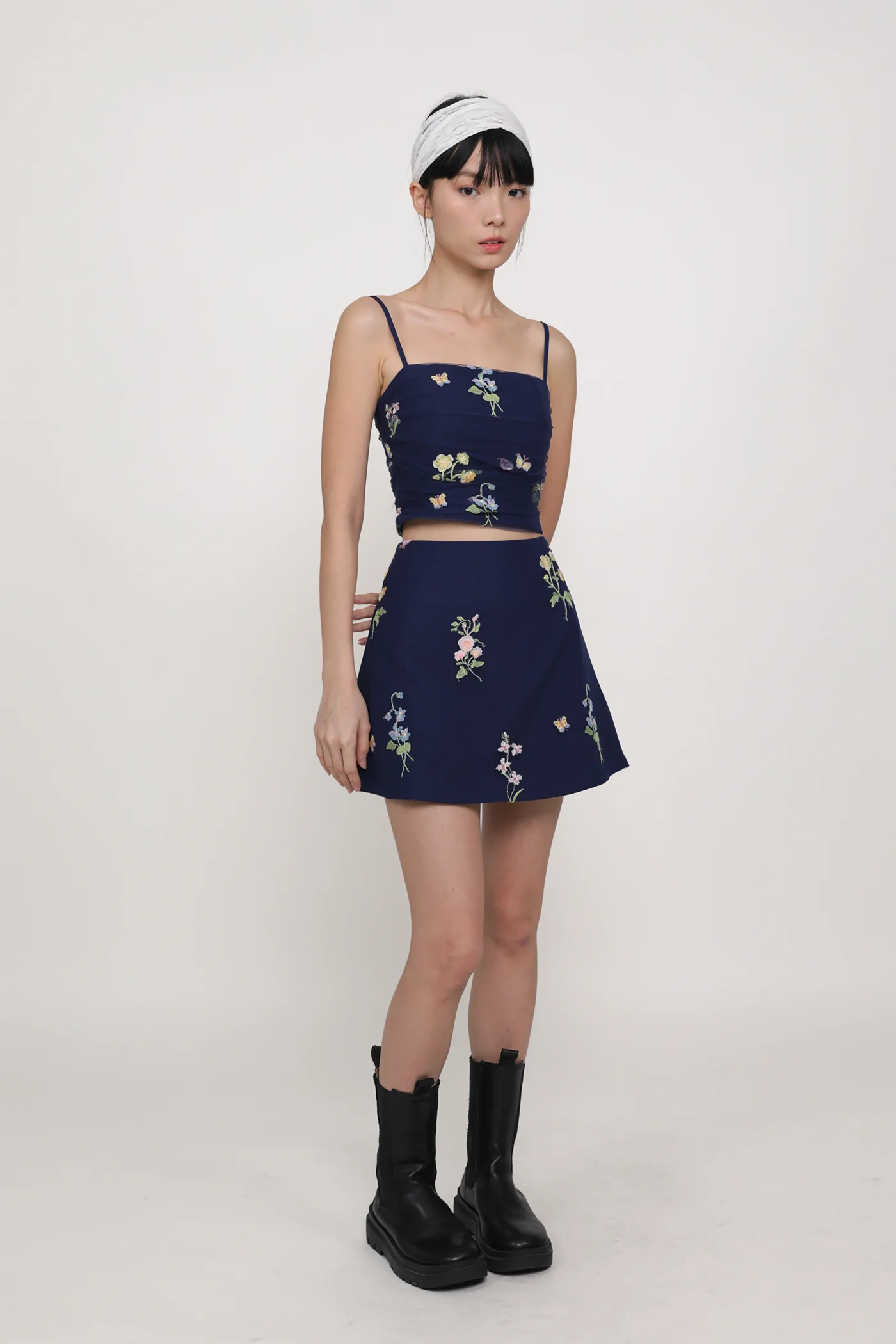 Evelina Embroidery Mesh Padded Top - Image 27