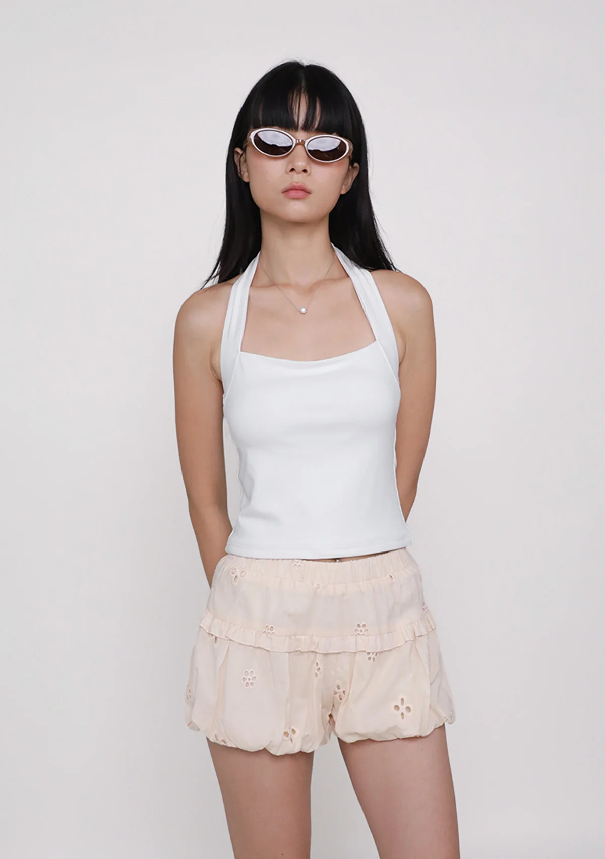 Jinny Eyelet Bubble Shorts - Image 12