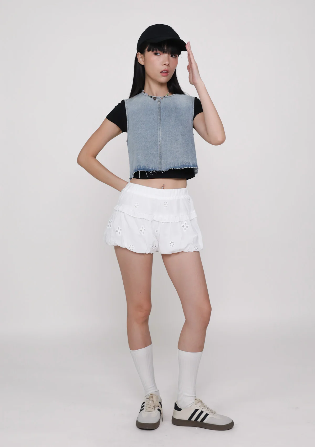Jinny Eyelet Bubble Shorts - Image 16