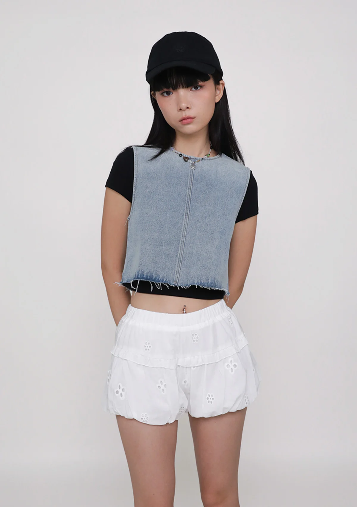 Jinny Eyelet Bubble Shorts - Image 20