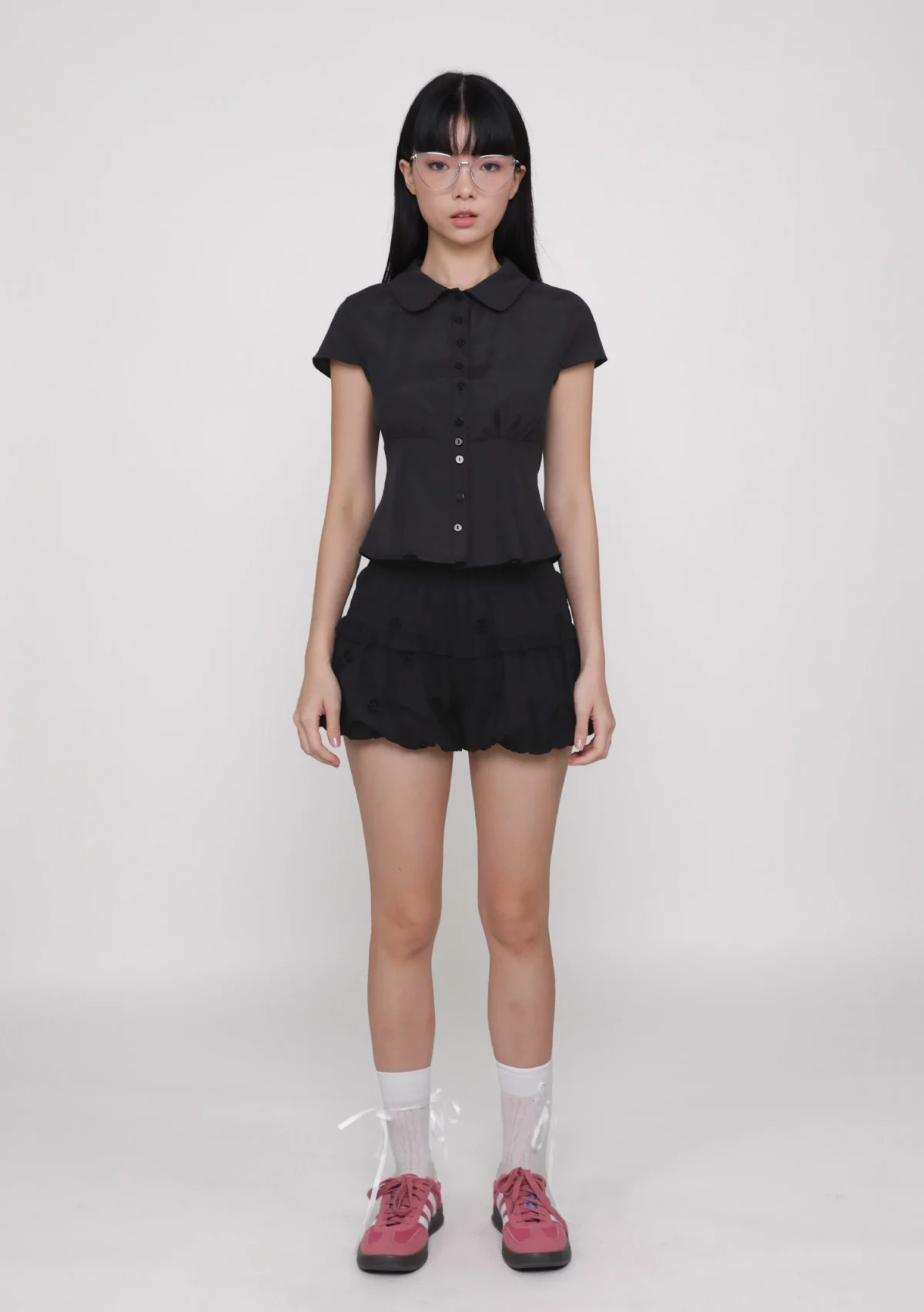 Jinny Eyelet Bubble Shorts - Image 6
