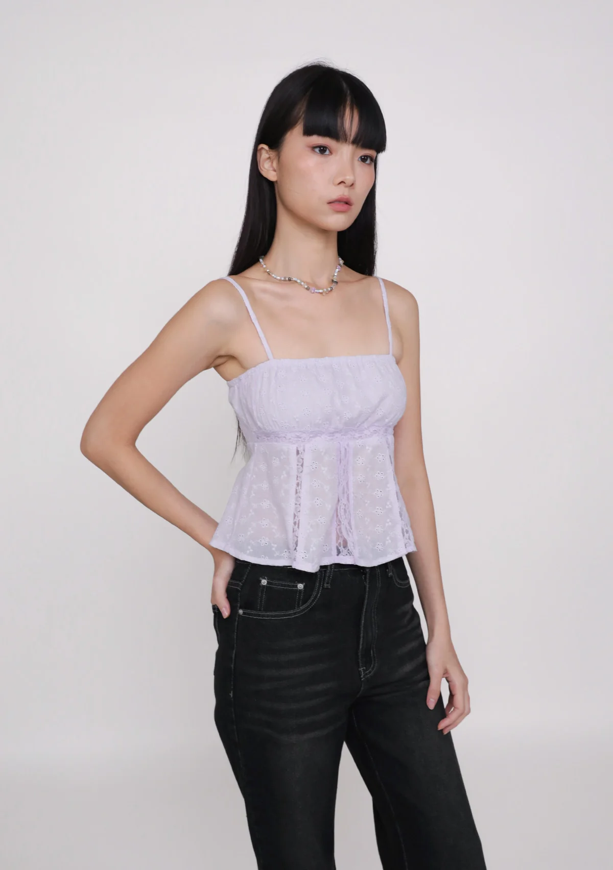 Yvonne Eyelet Lace Top - Image 11