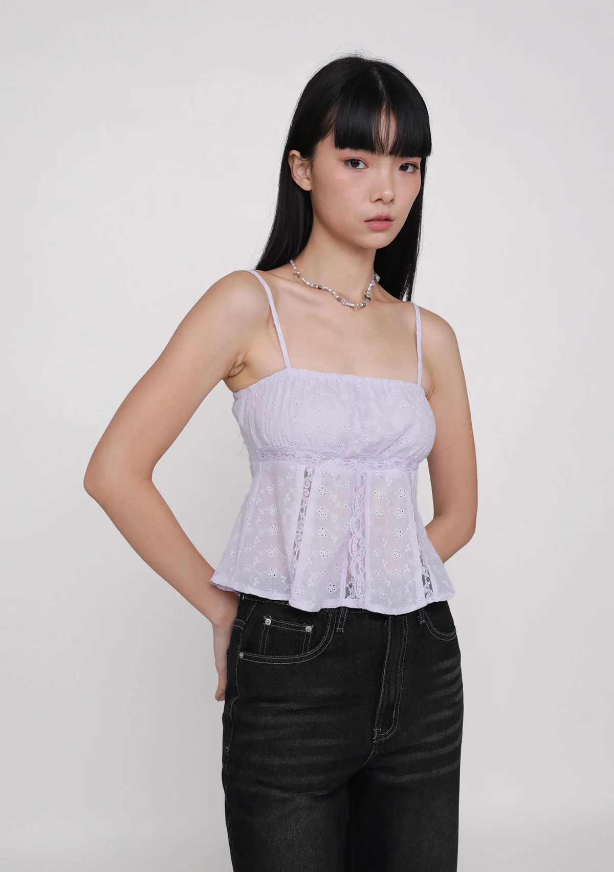 Yvonne Eyelet Lace Top - Image 19