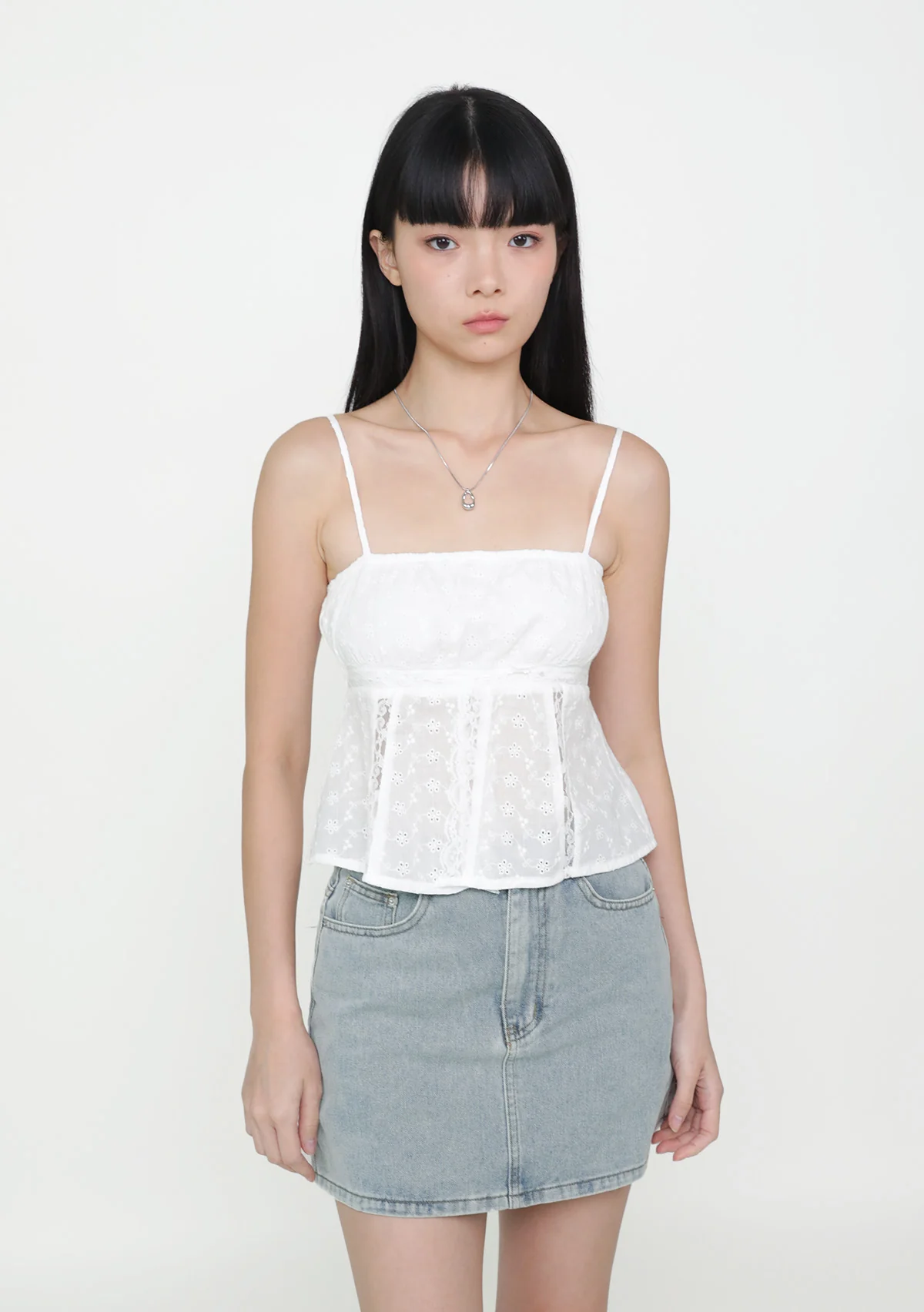 Yvonne Eyelet Lace Top - Image 3