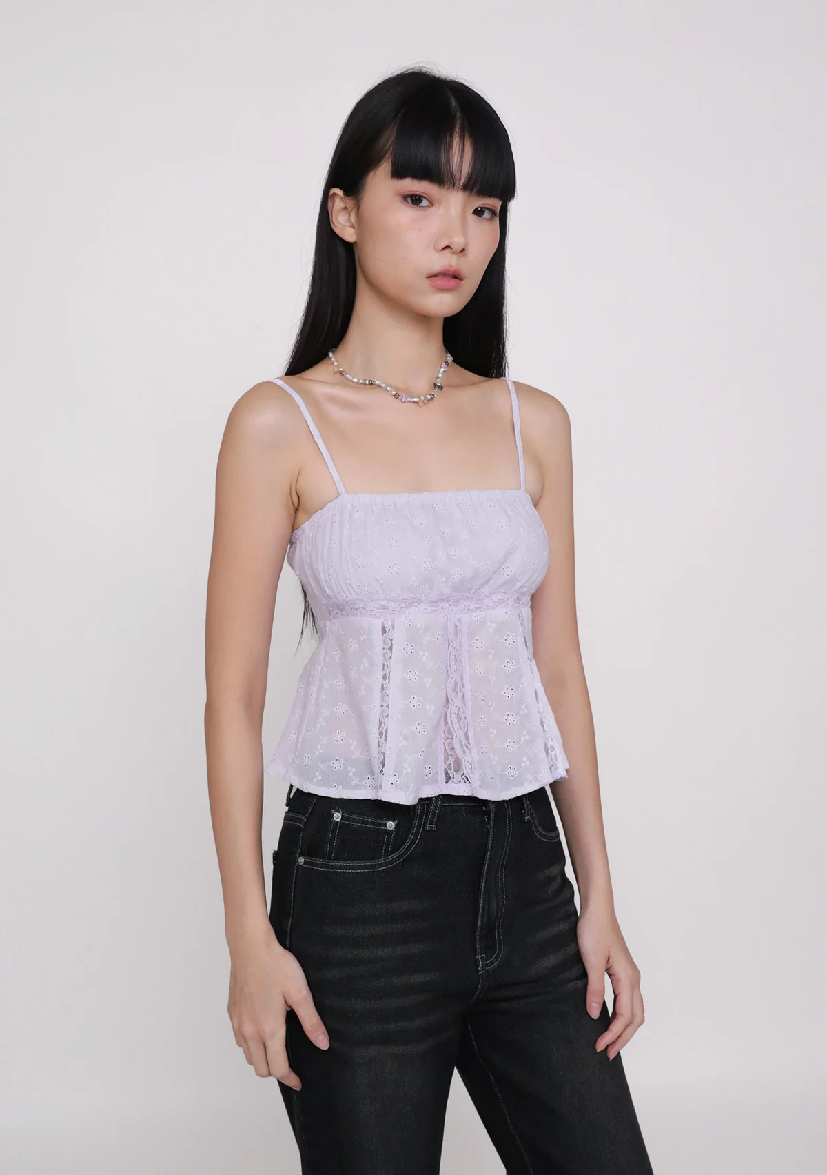 Yvonne Eyelet Lace Top - Image 8