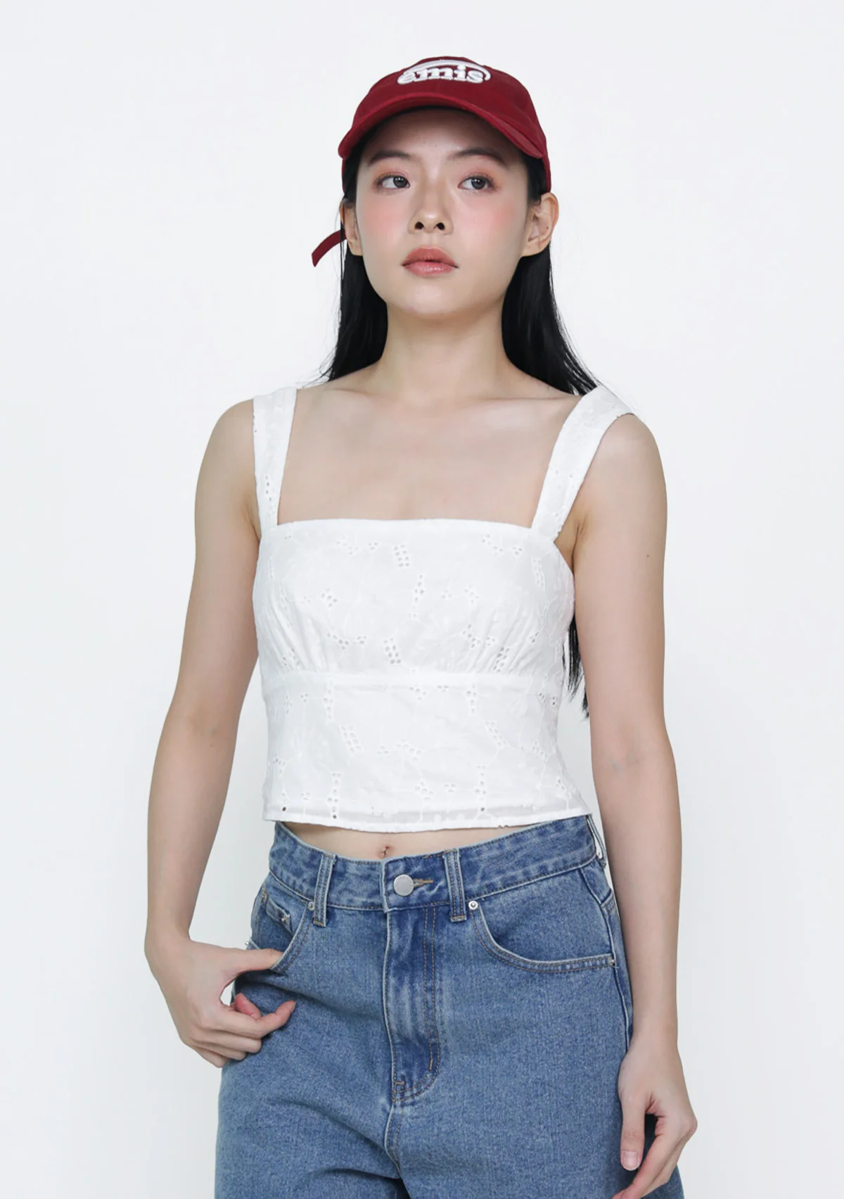 Caity Eyelet Top - Image 3