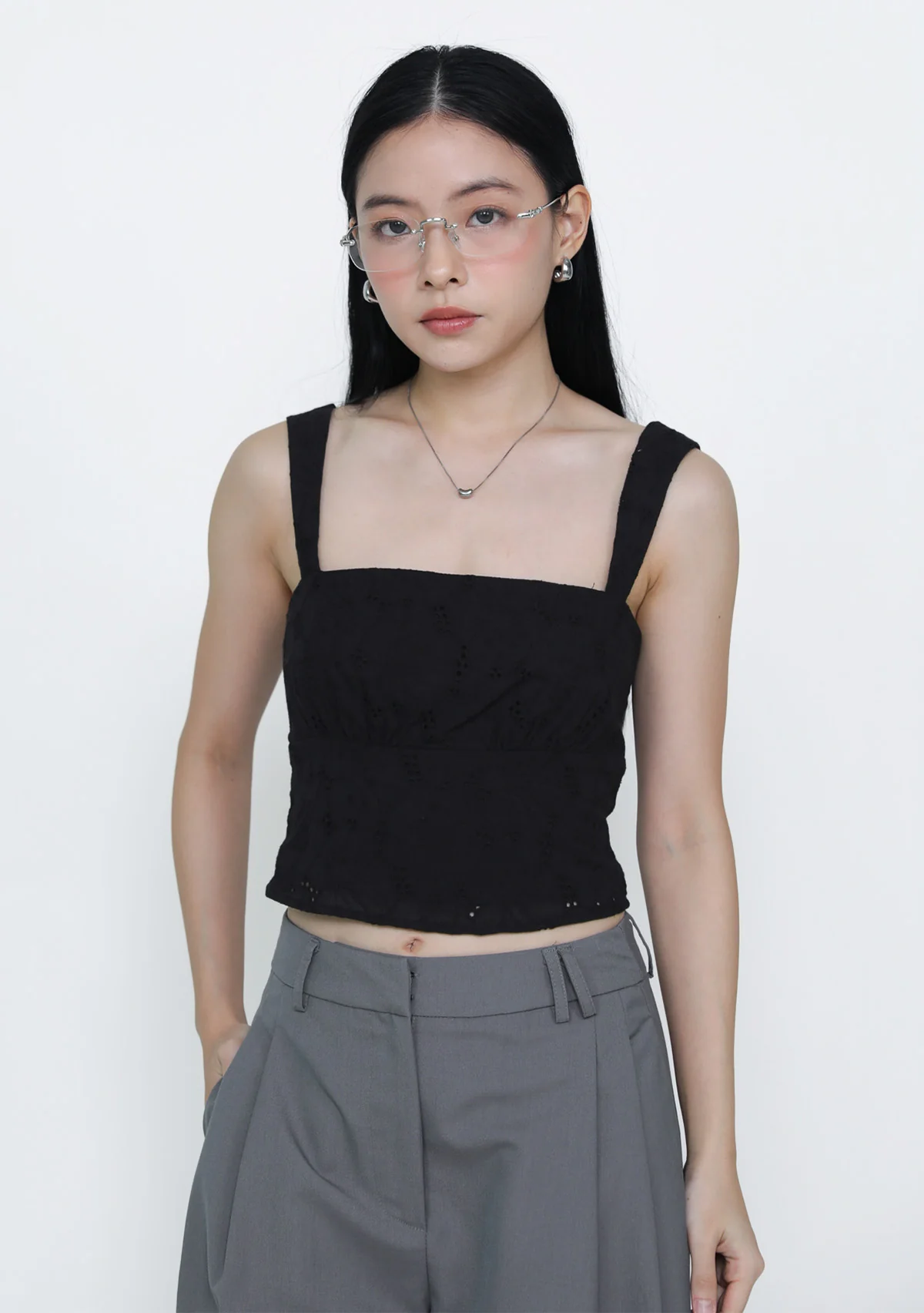 Caity Eyelet Top - Image 5