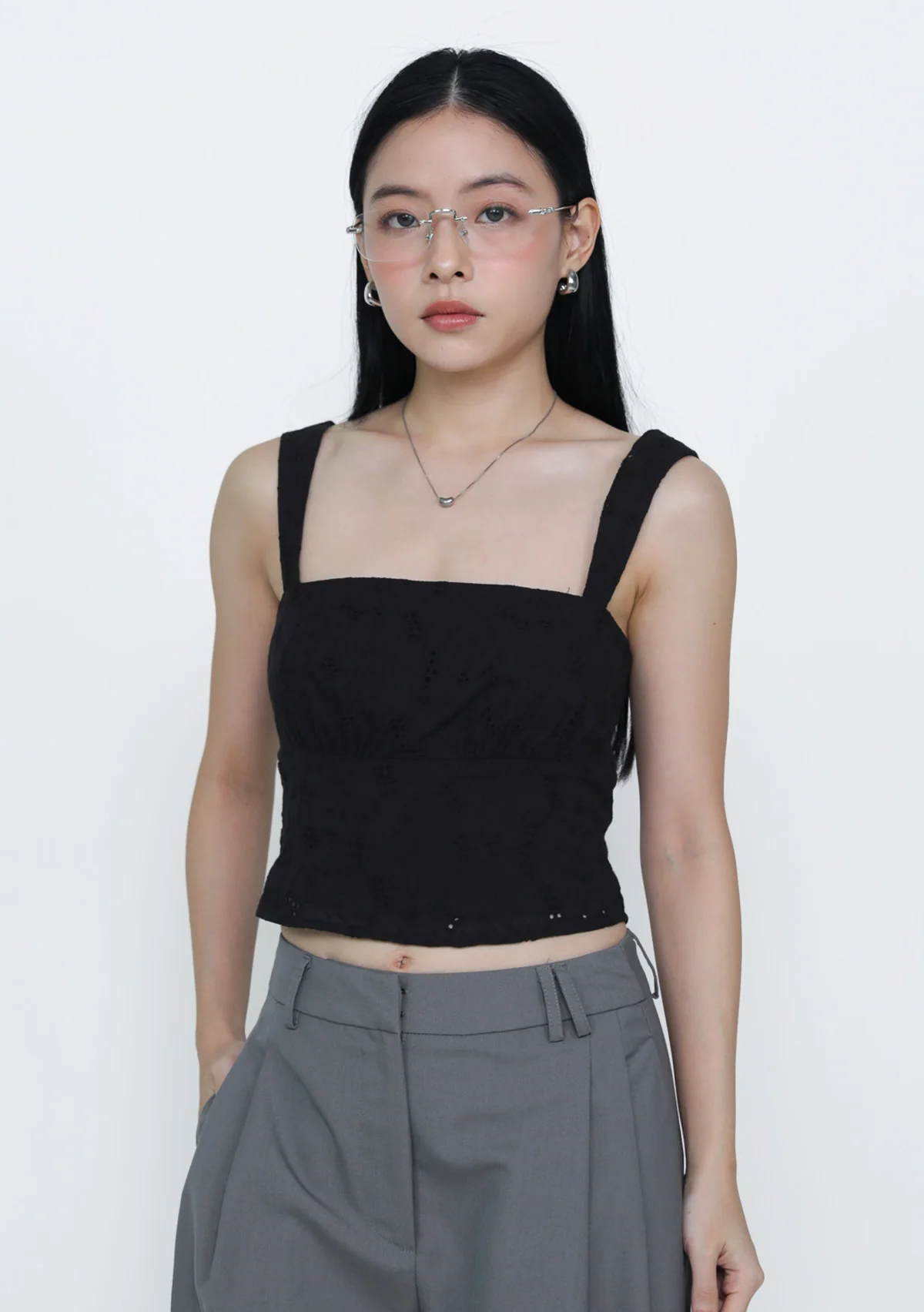 Caity Eyelet Top - Image 6