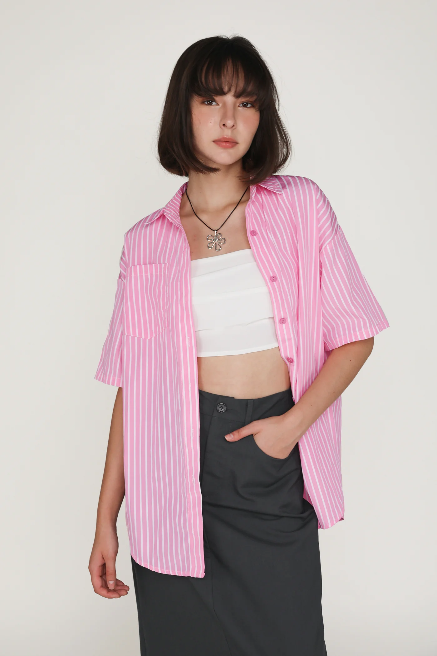 Felix Oversized Short Sleeve Top - Image 8