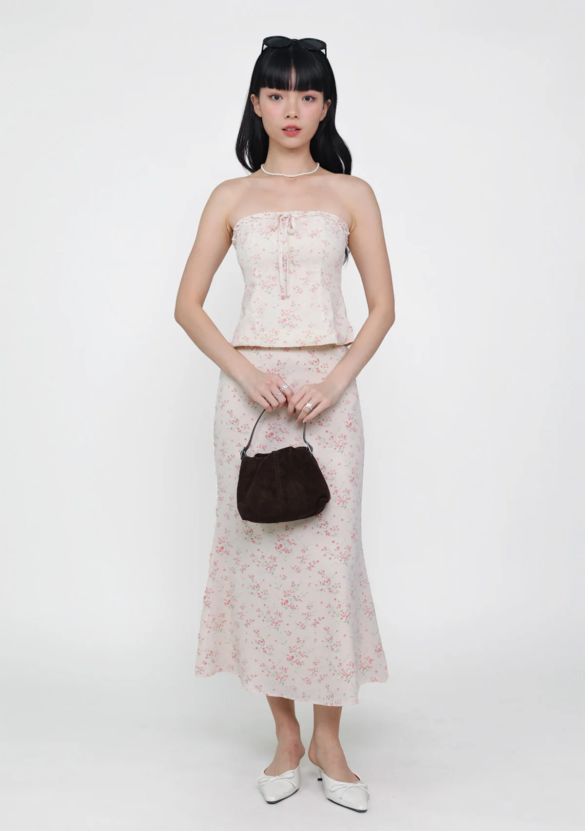 Feya Ruffles Tube Top (Floral) - Image 3
