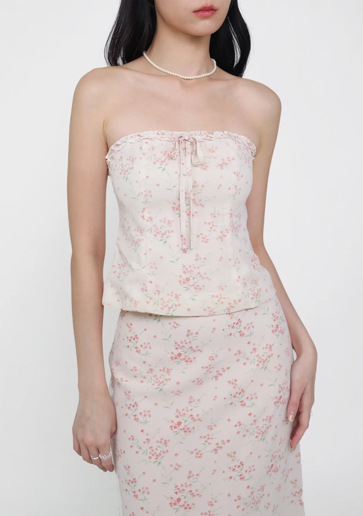 Feya Ruffles Tube Top (Floral) - Image 5