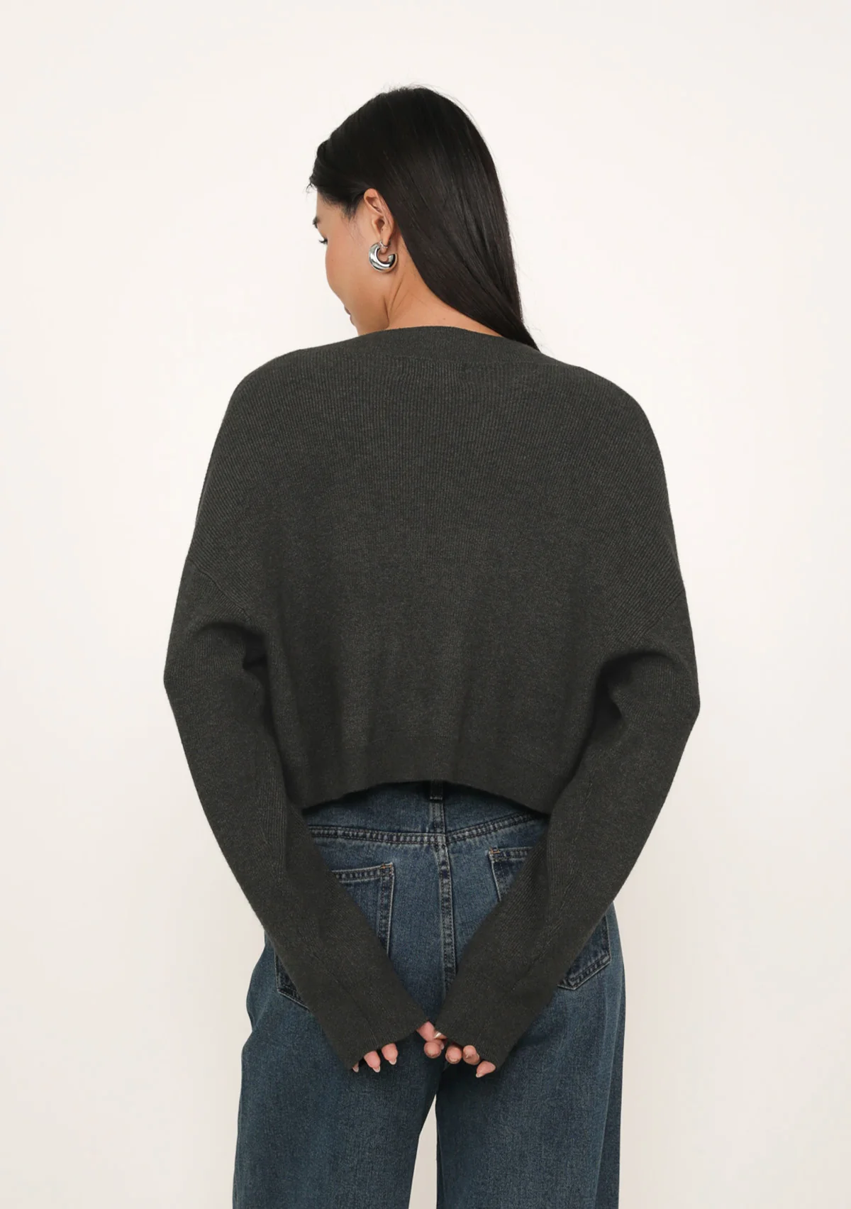 Fifi Knit Crop Cardigan - Image 12