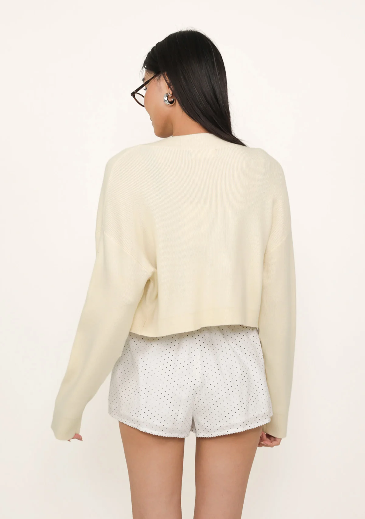 Fifi Knit Crop Cardigan - Image 16