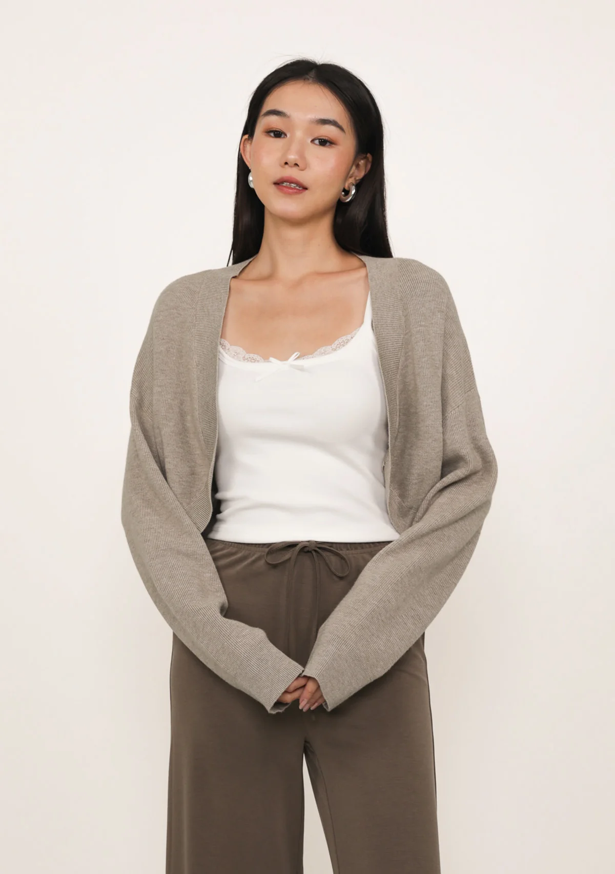 Fifi Knit Crop Cardigan - Image 17